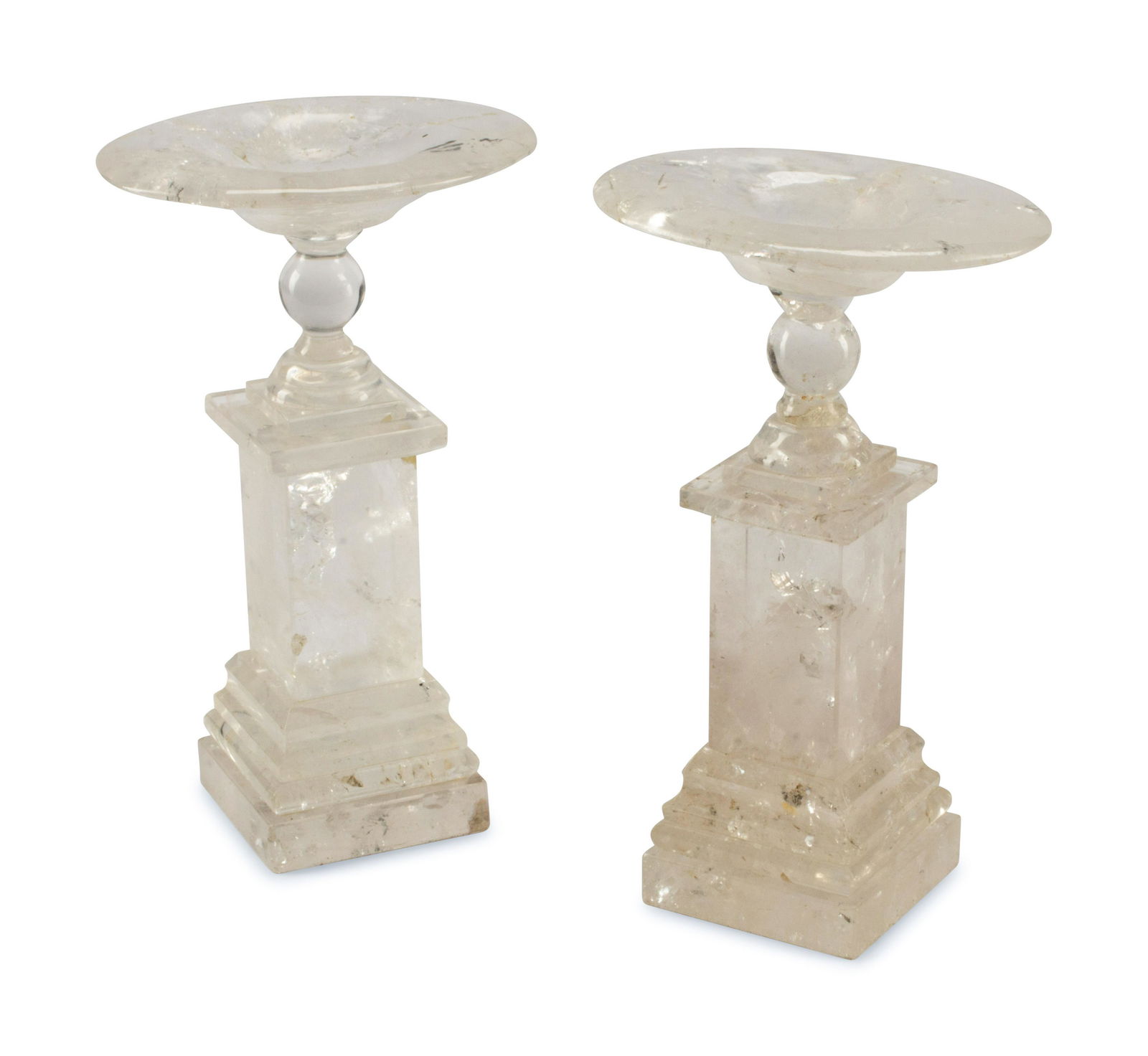A Pair of Rock Crystal Tazza Ornaments (1 of 3)