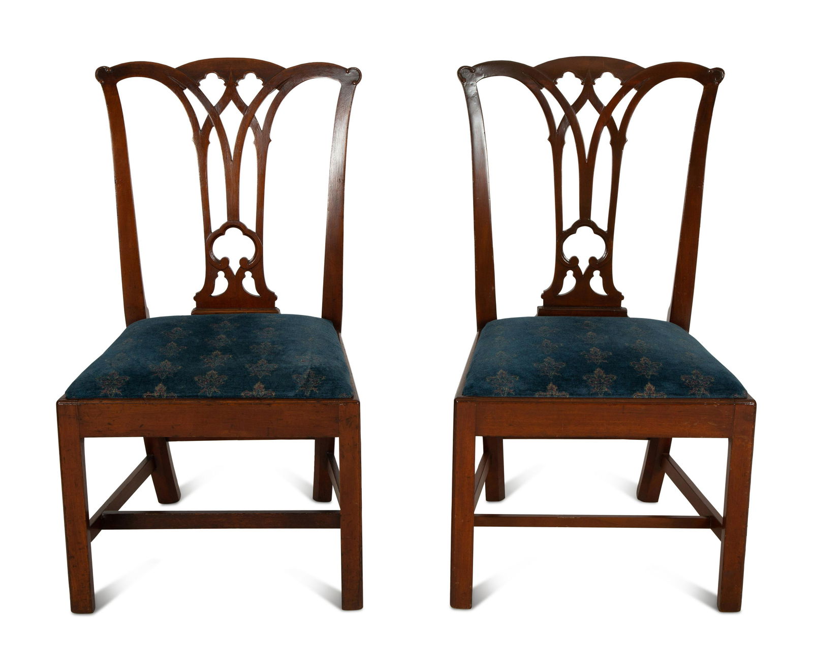 A Pair of American Chippendale Mahogany Side Chairs (1 of 5)