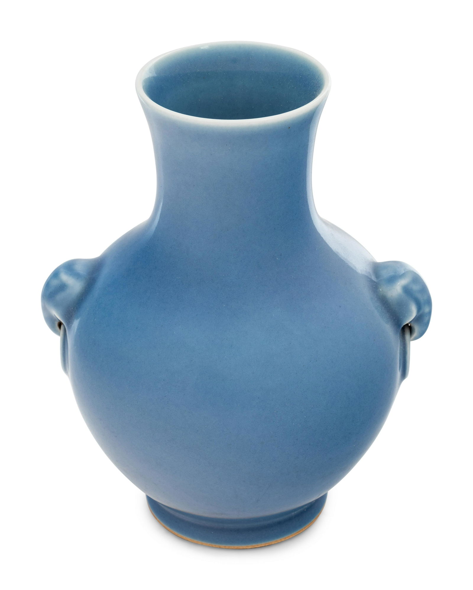 A Chinese Claire-de-Lune Glazed Porcelain Zun Vase (1 of 6)