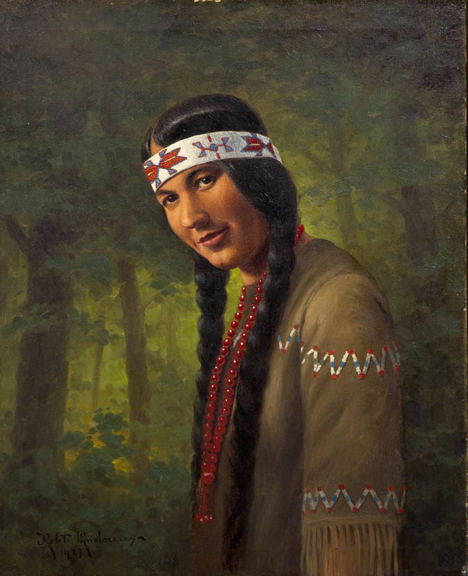 Robert Ottokar Lindneux, (American, 1871-1970), Be: Robert Ottokar Lindneux (American, 1871-1970) Before the Tribe oil on canvas signed Robt. Lindneux and dated (lower left) 30 x 24 1/8 inches.