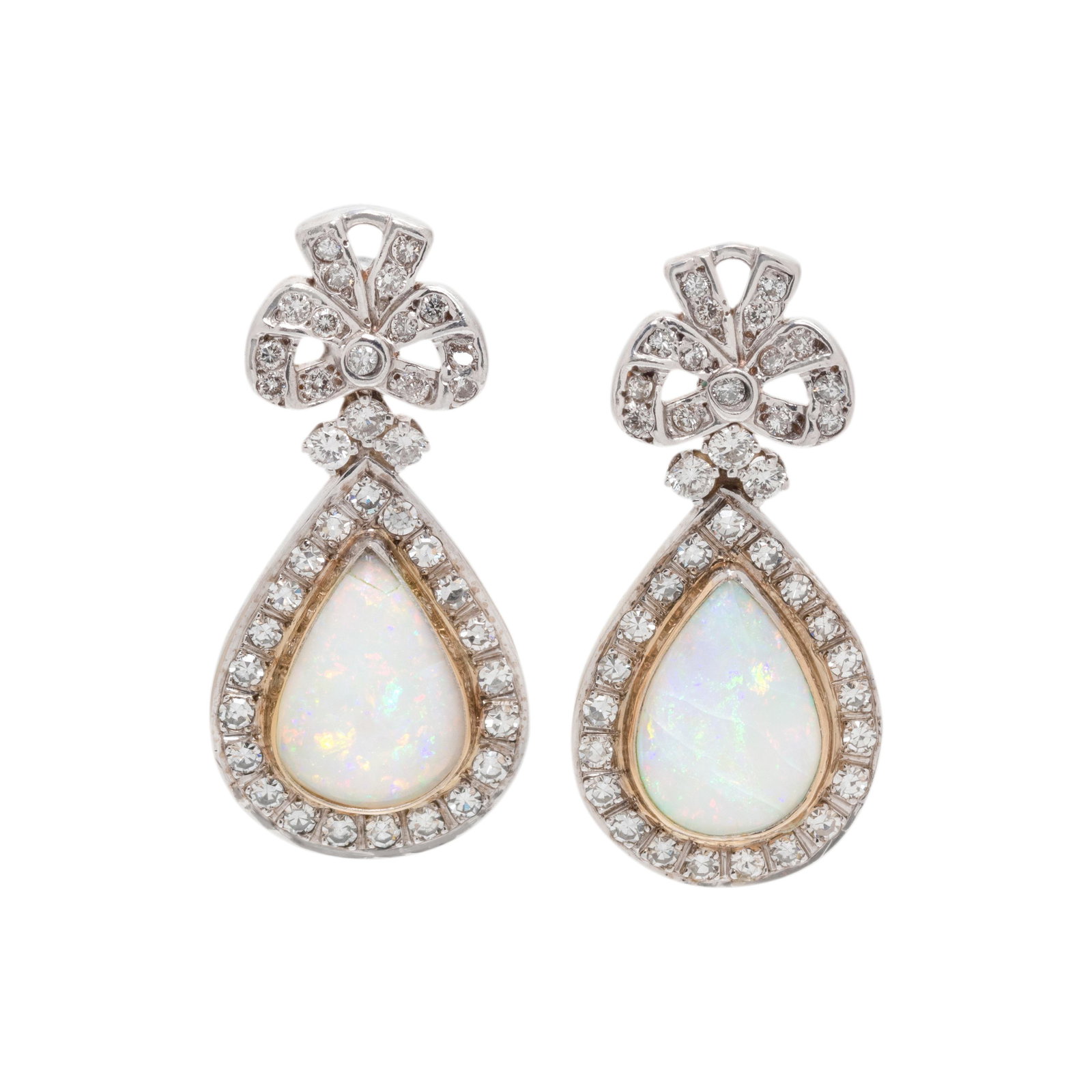 OPAL AND DIAMOND EARRINGS (1 of 2)