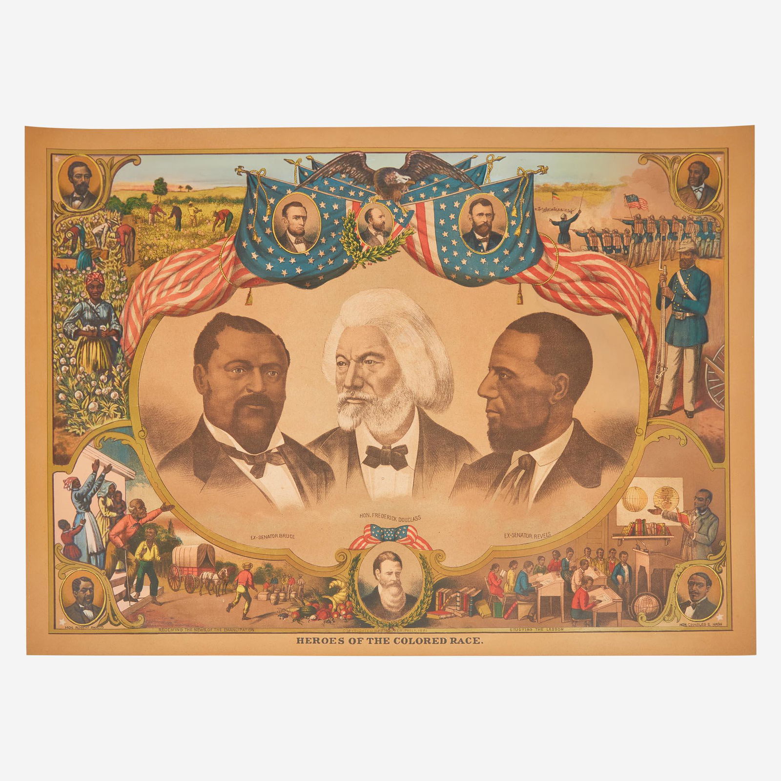 [African-Americana] Douglass, Frederick, et al. Heroes of The Colored Race (1 of 1)