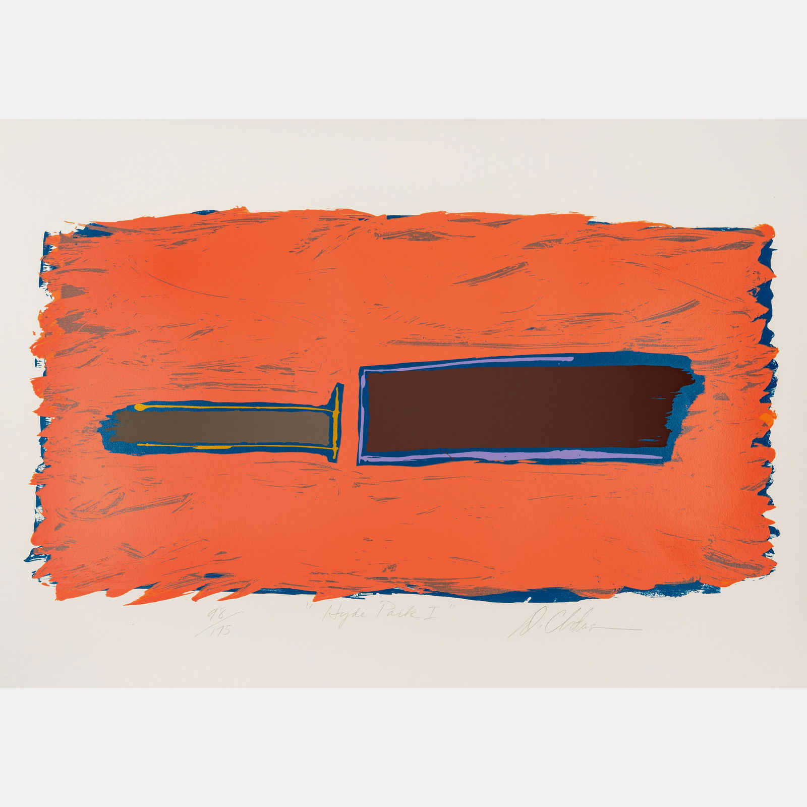 Dan Christensen (American, 1942-2007) Hyde Park I (1 of 5)