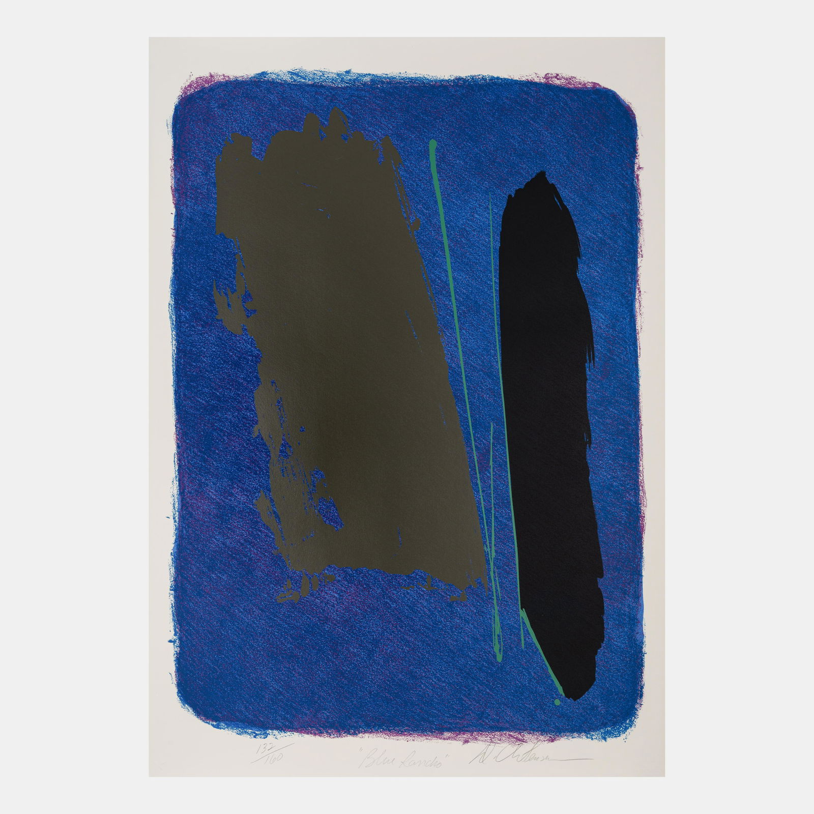 Dan Christensen (American, 1942-2007) Blue Rancho, 1981 (1 of 7)