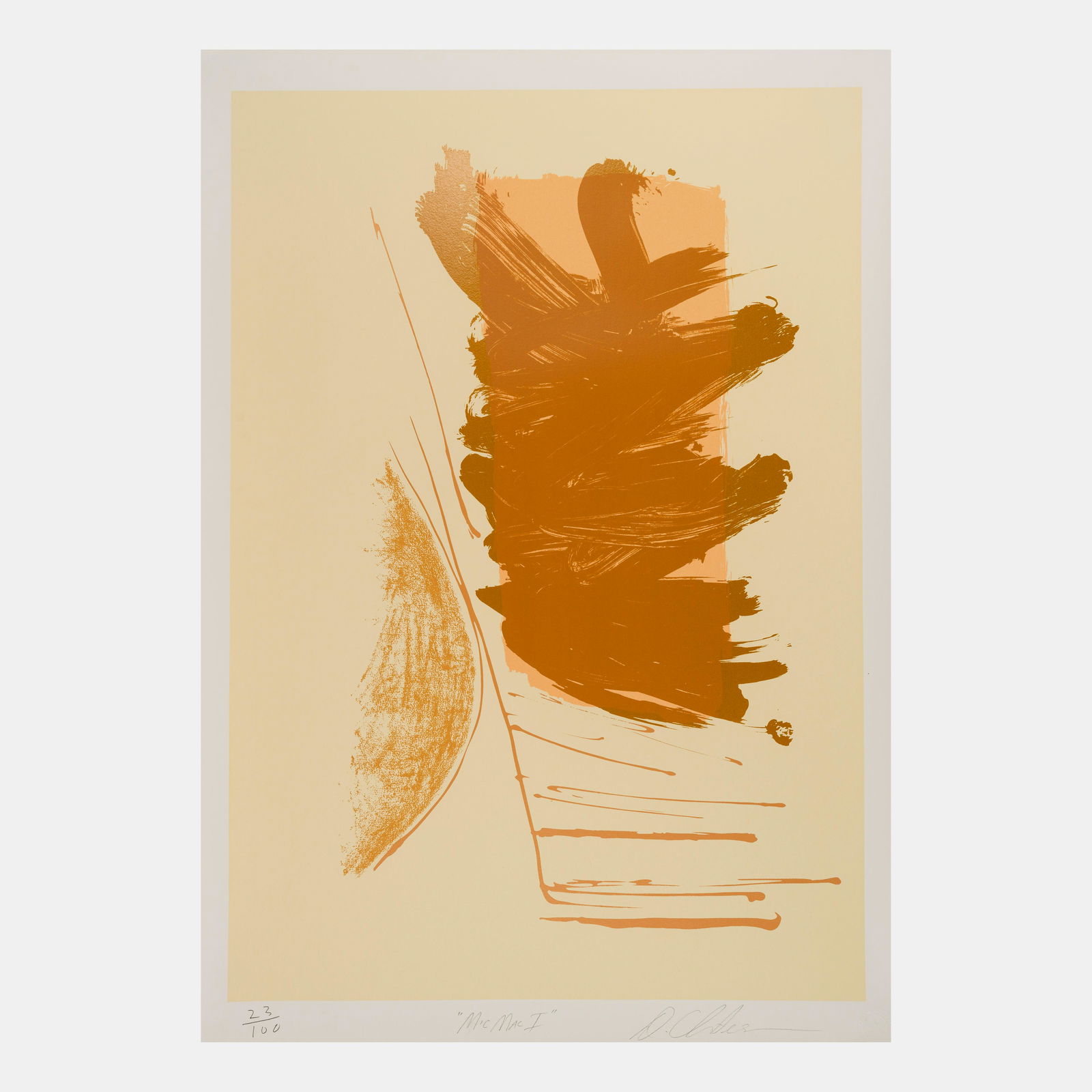 Dan Christensen (American, 1942-2007) Micmac I (1 of 4)