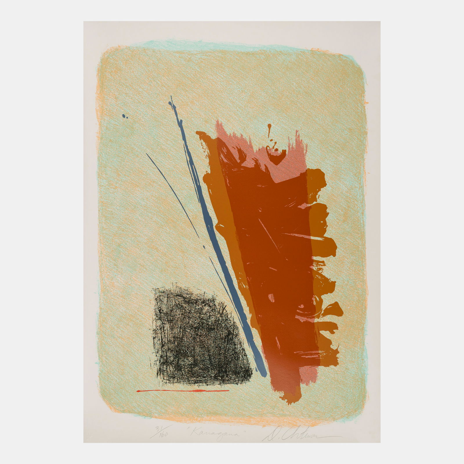 Dan Christensen (American, 1942-2007) Kangana (1 of 4)