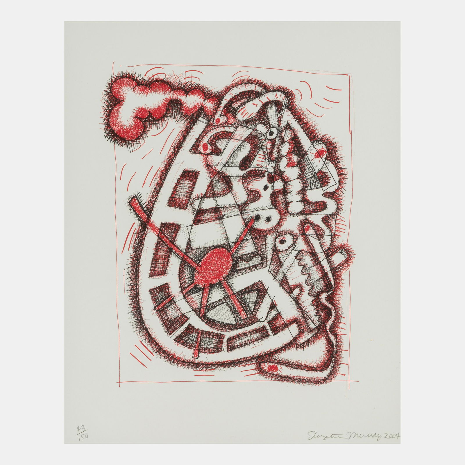 Elizabeth Murray (American, 1940-2007) Tybid, 2004 (1 of 6)