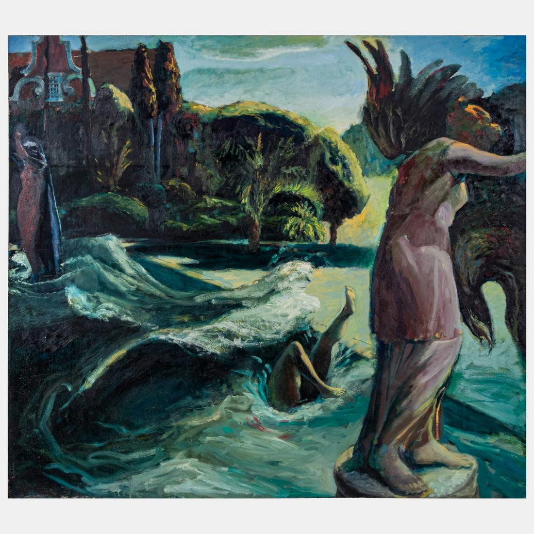 Julie Heffernan  (American, b. 1956) The Great Wave, 1986 (1 of 5)