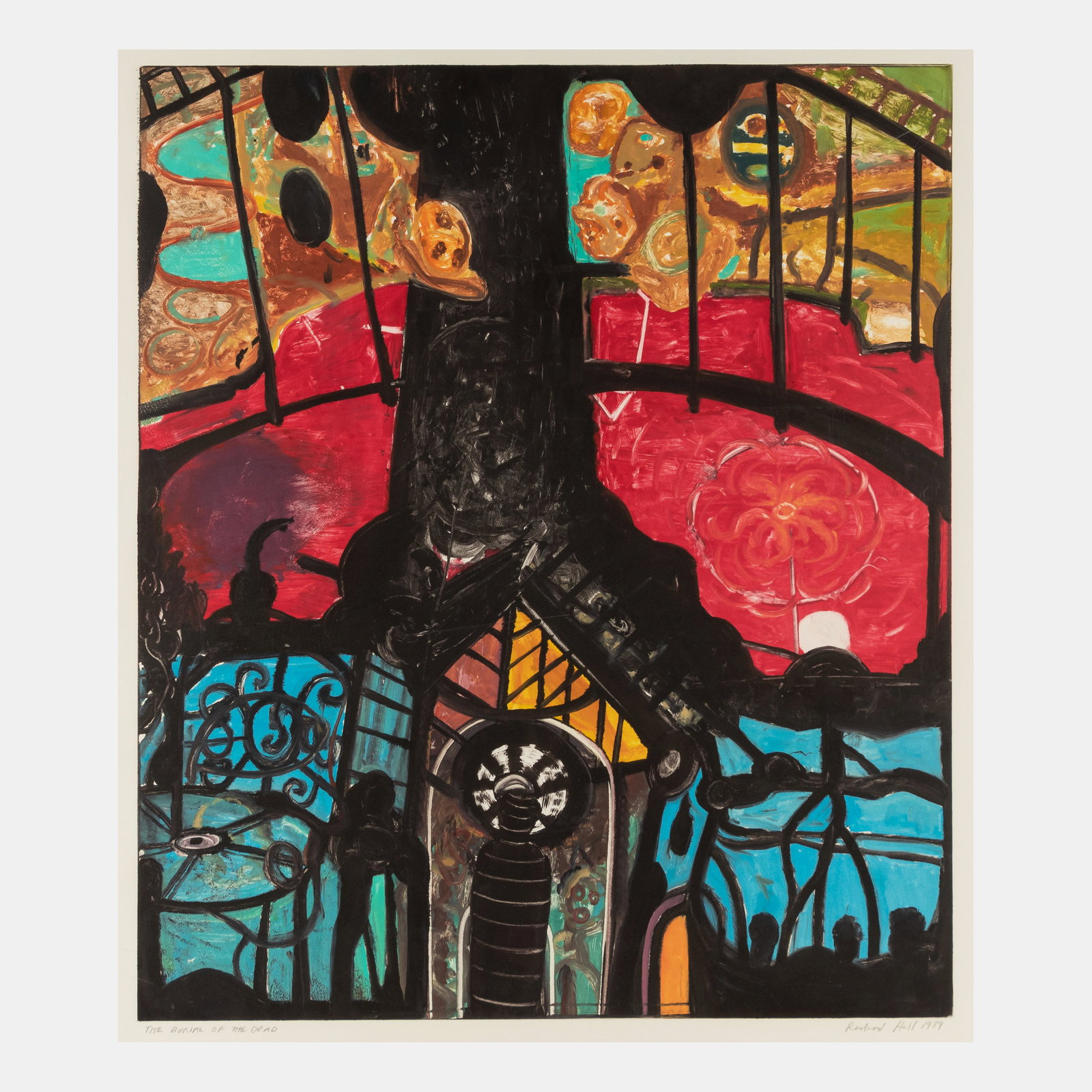 Richard Hull (American, b. 1955) The Burial of the Dead, 1989 (1 of 6)