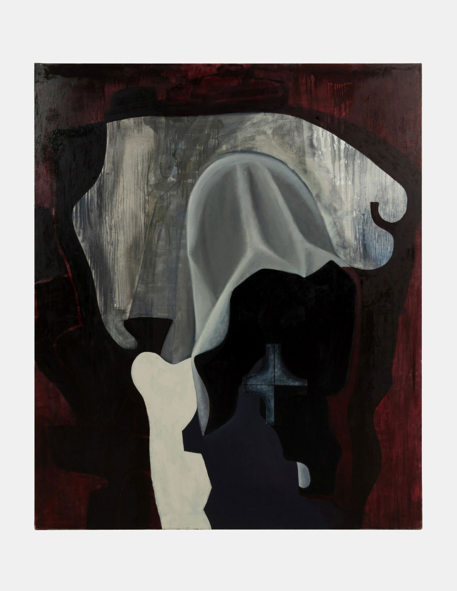 Emily Cheng (American, b. 1953) Soloman's Retinue, 1988: Emily Cheng (American, b. 1953) Soloman's Retinue, 1988 oil on canvas signed Emily Cheng, titled, and dated (verso) 72 x 60 inches. This lot is located in Chicago. Property from The Private Collection