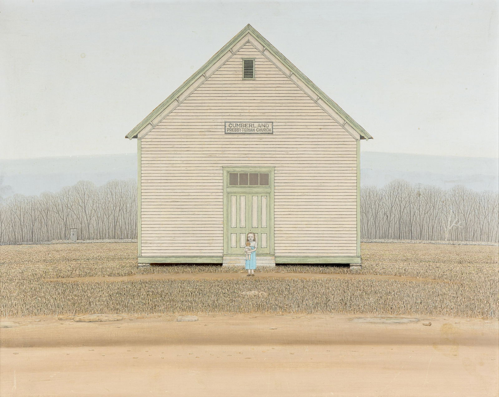 Bill Sawyer (American, 1936-2020) Mister, will you come back?, c. 1966: Bill Sawyer (American, 1936-2020) Mister, will you come back?, c. 1966 oil on masonite signed Bill Sawyer (center left); signed and titled (verso) 16 x 20 inches. Property from the Collection of Mary