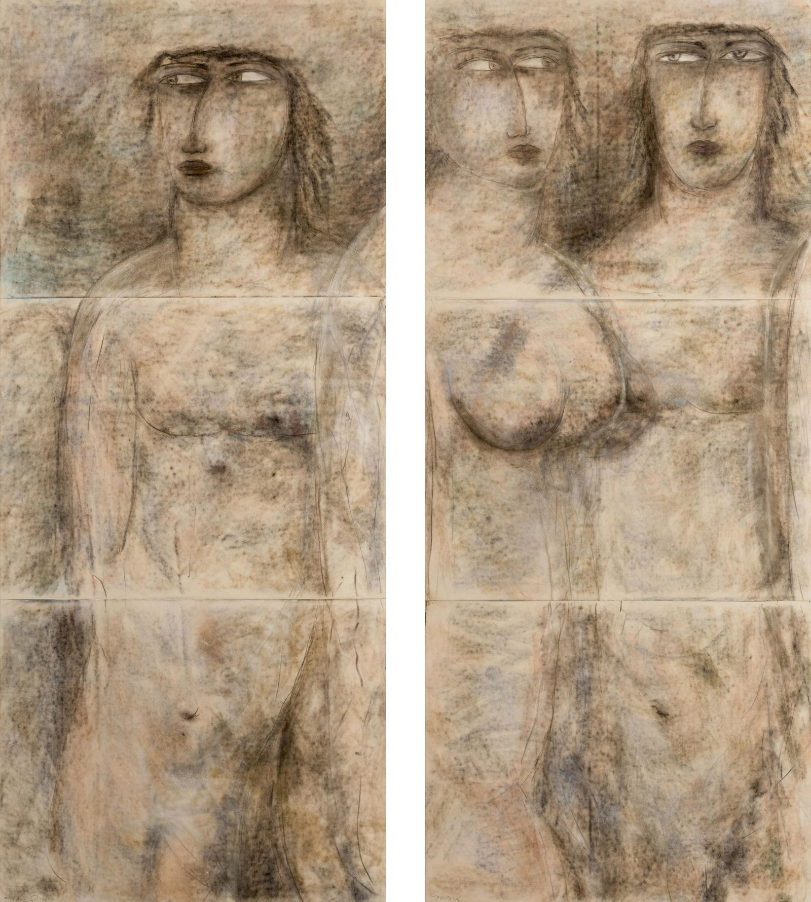 Jamali (Pakistani, b. 1947) Untitled (A Pair of Works), 1979 (1 of 13)