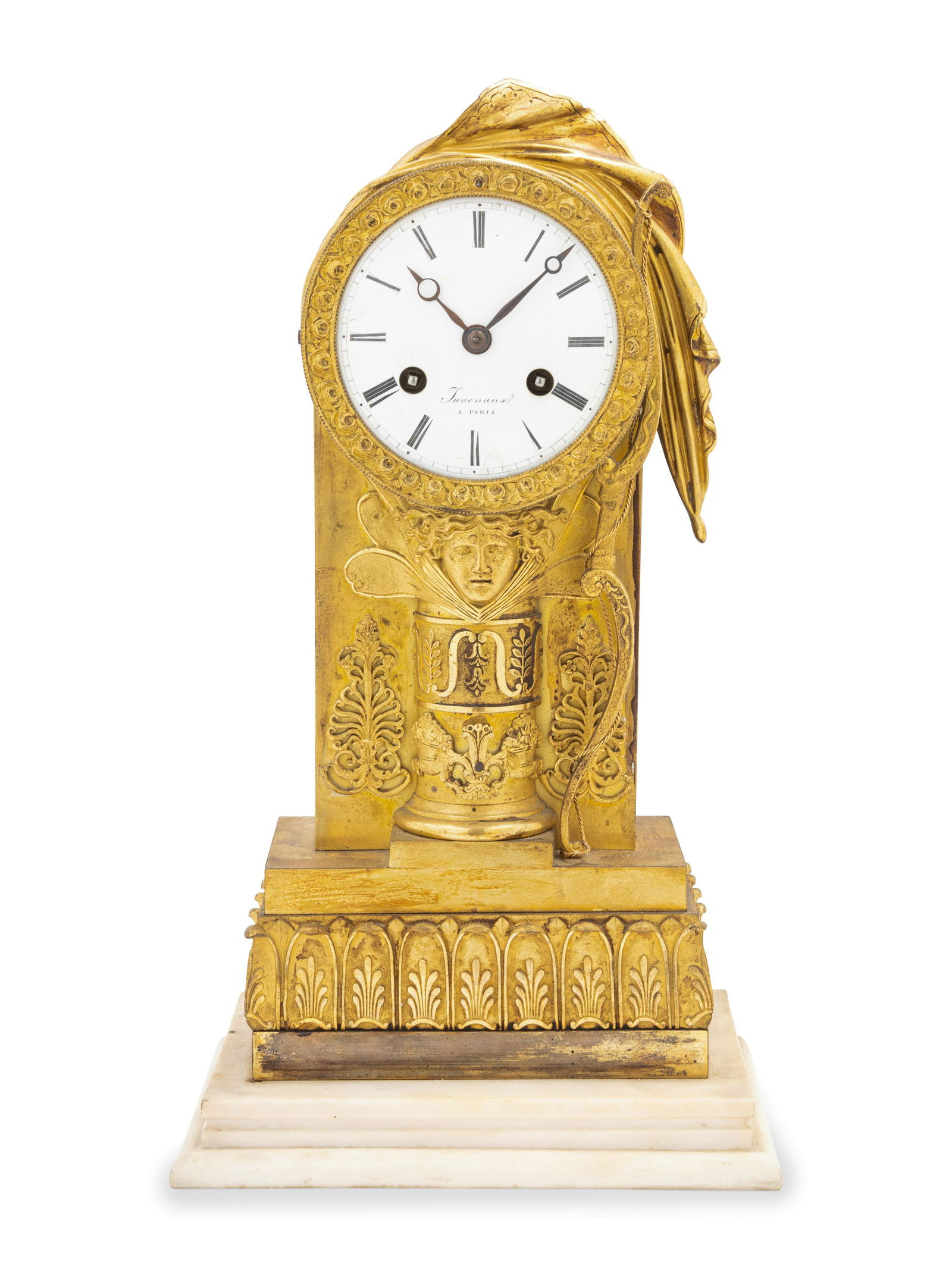 An Empire Gilt Bronze Clock (1 of 4)