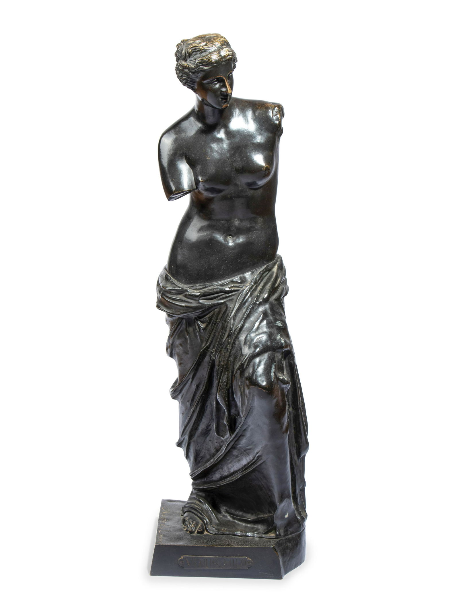 A Large Patinated Bronze Figure of Venus de Milo (1 of 5)