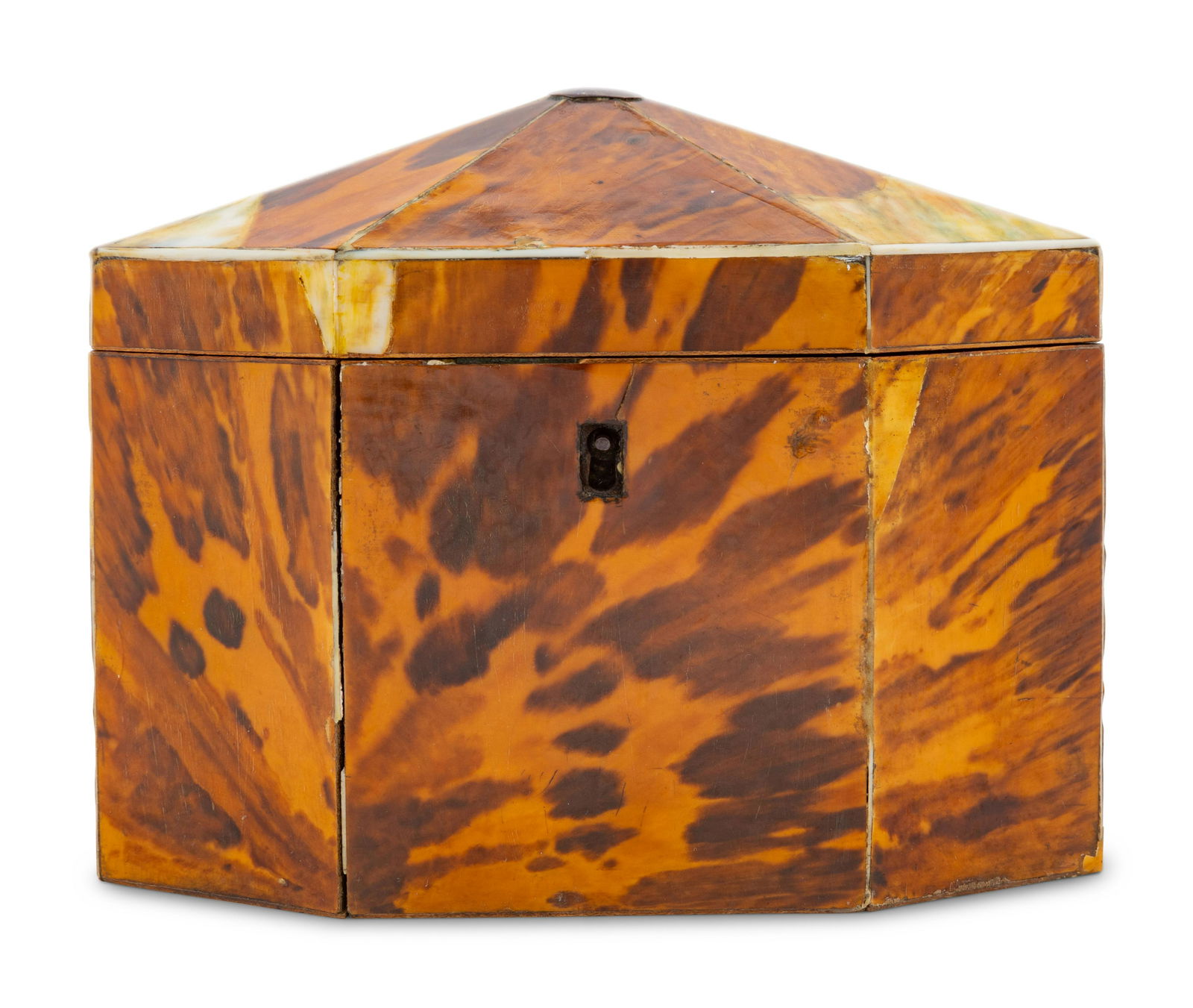 A Regency Tortoiseshell Tea Caddy (1 of 3)