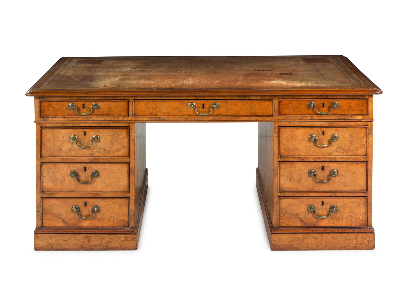 An English Walnut Partners' Desk (1 of 5)