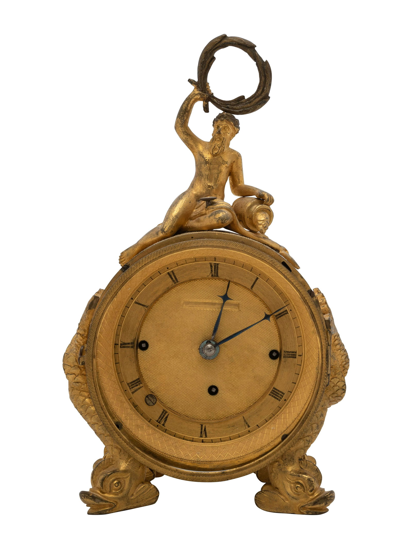 An Austrian Gilt Metal Travel Clock (1 of 5)