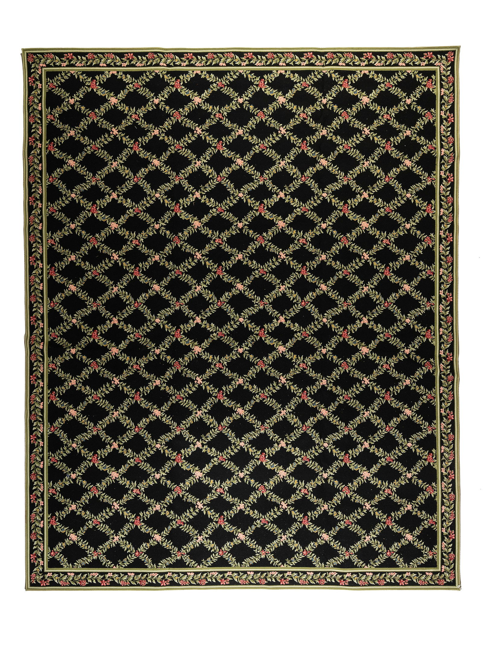 A Floral Wool Rug (1 of 2)