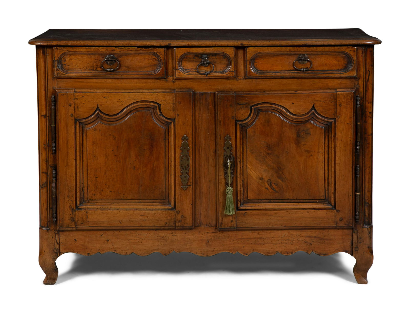 A Louis XV Provincial Walnut Serving Cabinet (1 of 5)