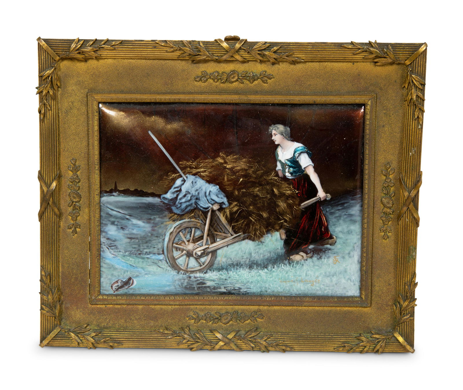 A Limoges Enamel on Copper Plaque (1 of 5)