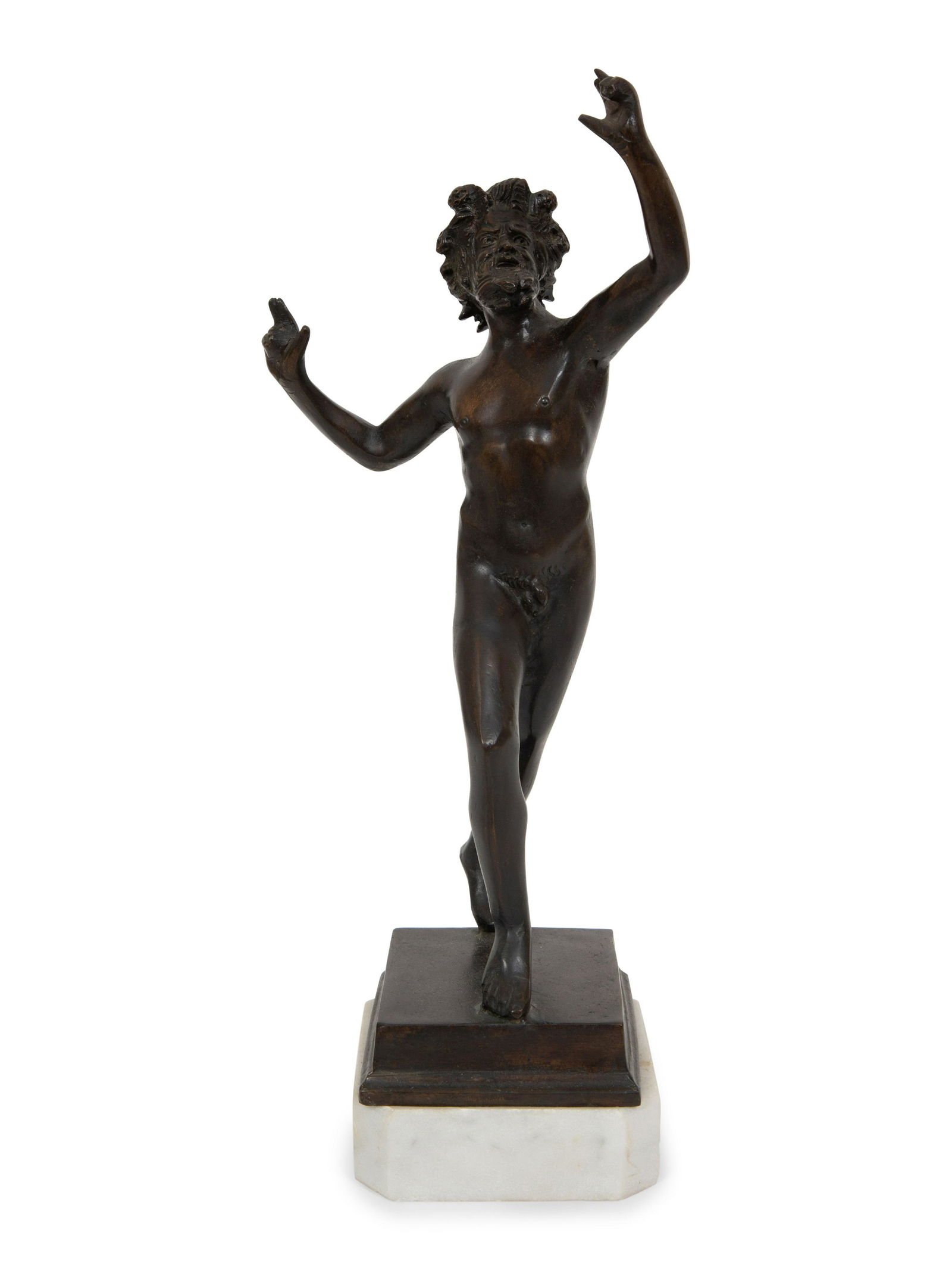 A Continental Bronze Figure of the Dancing Faun (1 of 6)