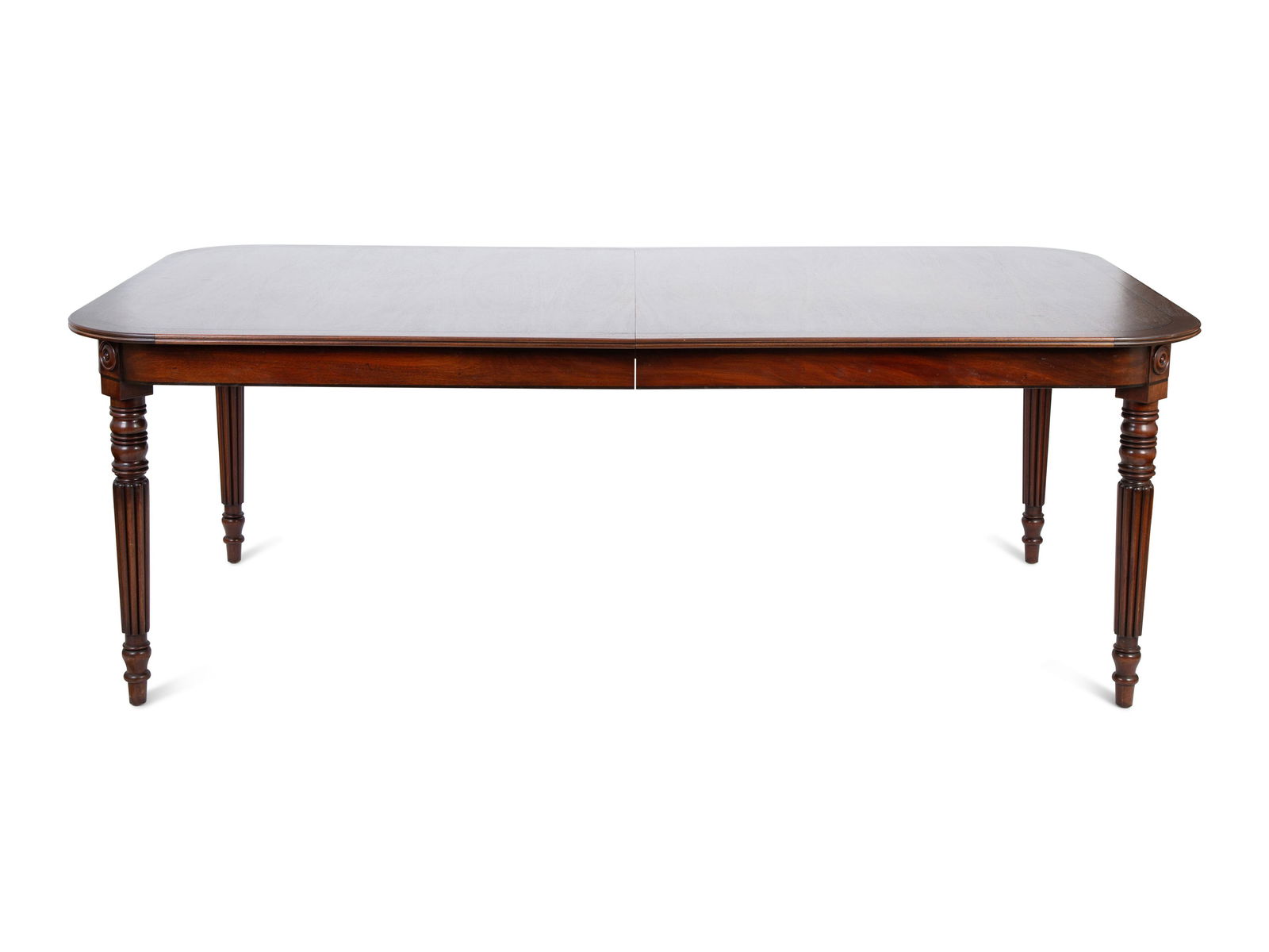 A Regency Style Inlaid Mahogany Dining Table (1 of 4)