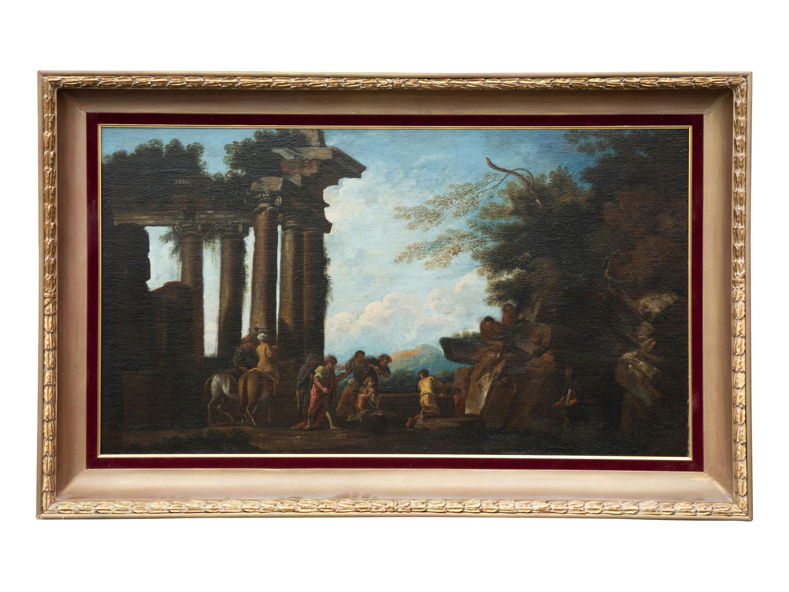 Follower of Giovanni Ghisolfi (Italian, 1623-1683) Pythagoras Emerging from the Cave (1 of 4)