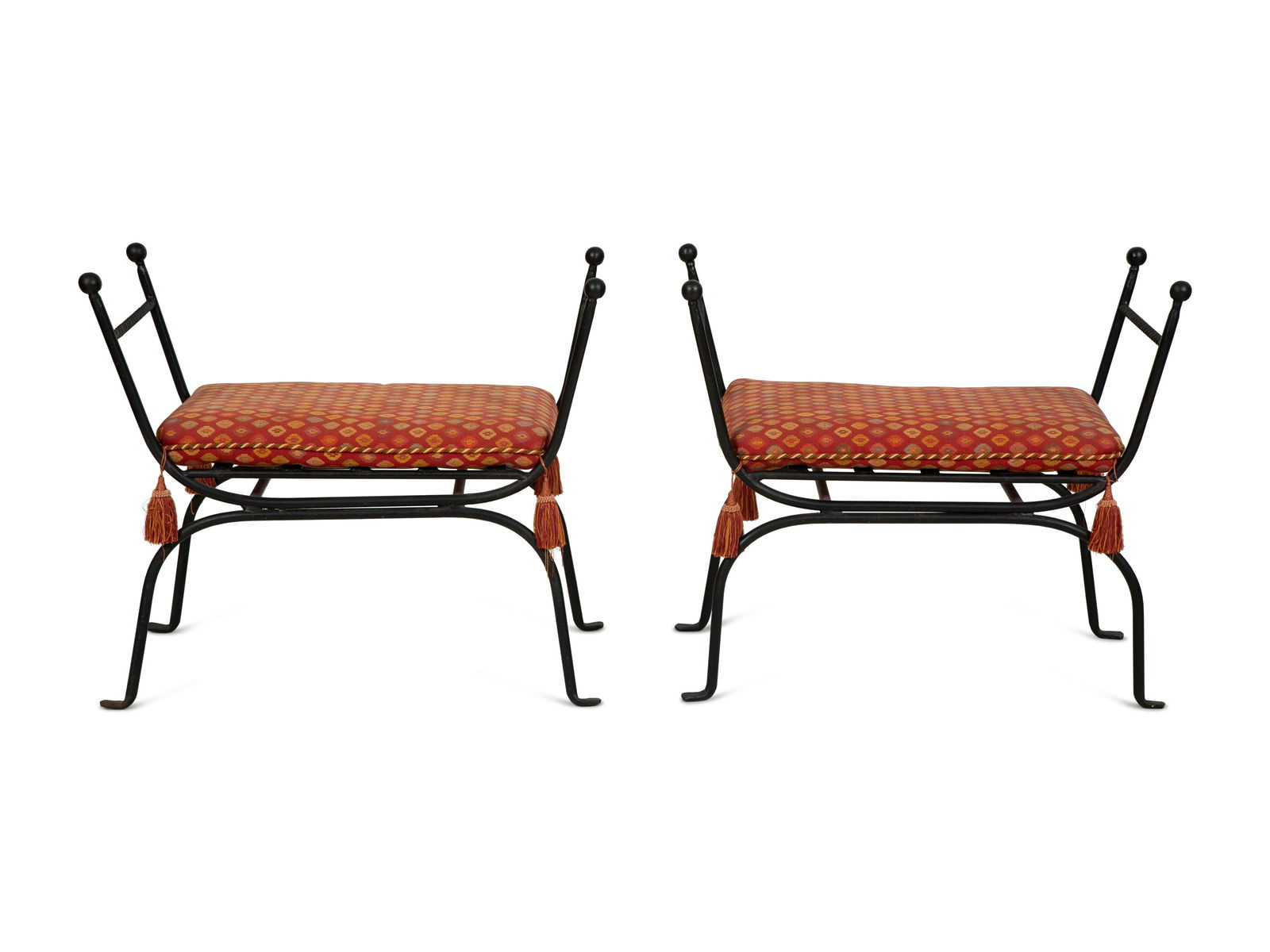 A Pair of Wrought Iron Benches (1 of 4)