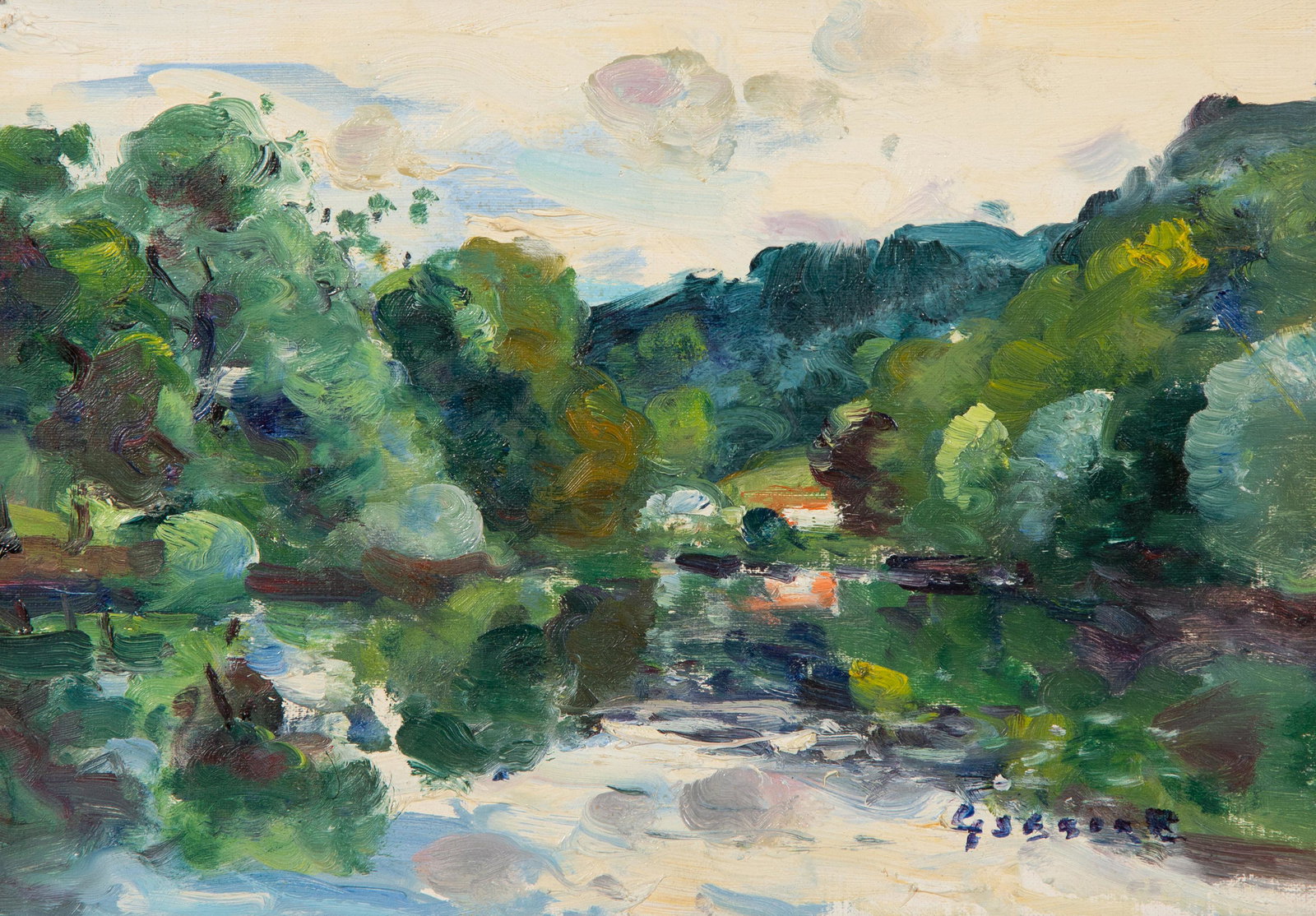 Gaston Sebire (French, 1920-2001) Paysage normand (1 of 5)