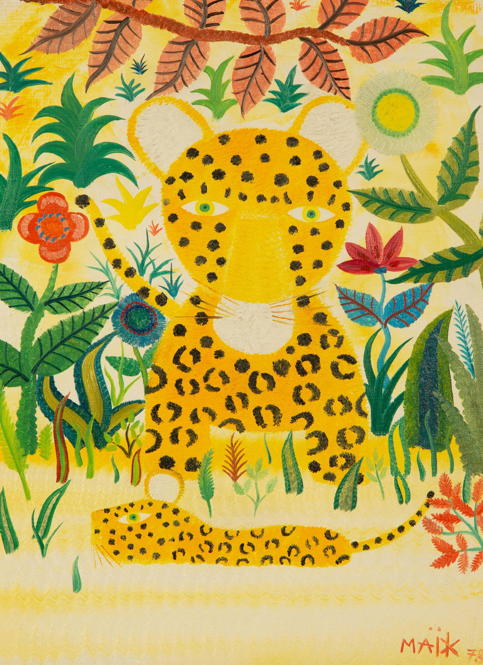 Henri Hecht MaÃ¯k (French, 1922-1993) Cheetah, 1978 (1 of 5)