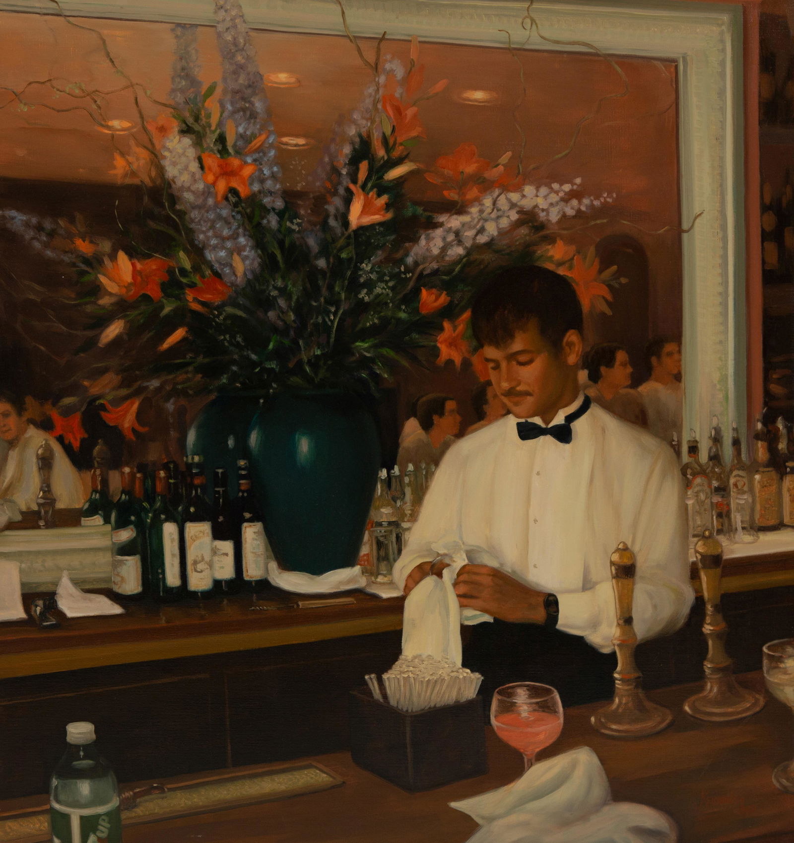 Dale Wilson Kennington (American, 1935-2017) Bartender, 1989 (1 of 5)