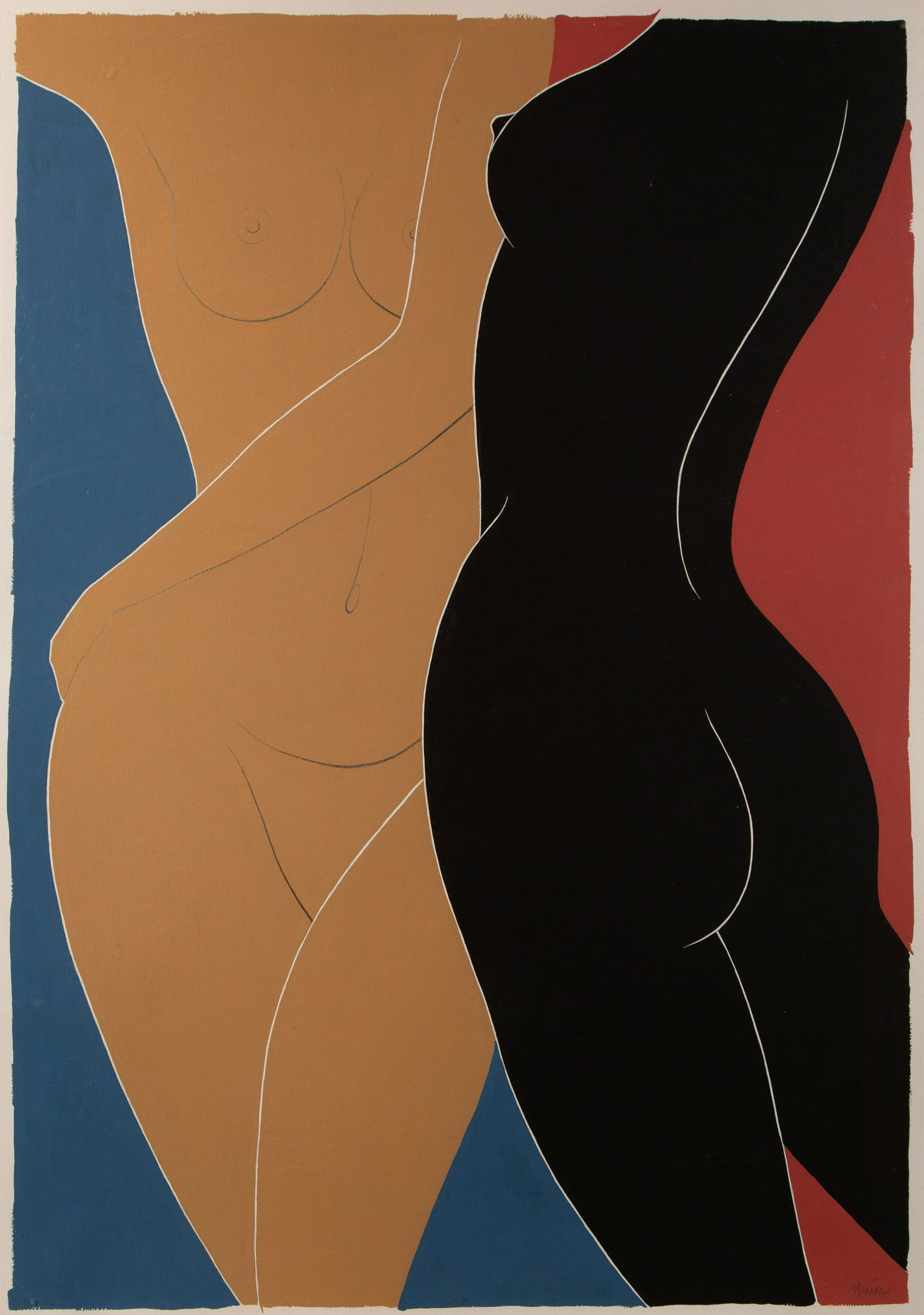 Harry Maier (American, 1901-1978) Two Nudes (1 of 5)