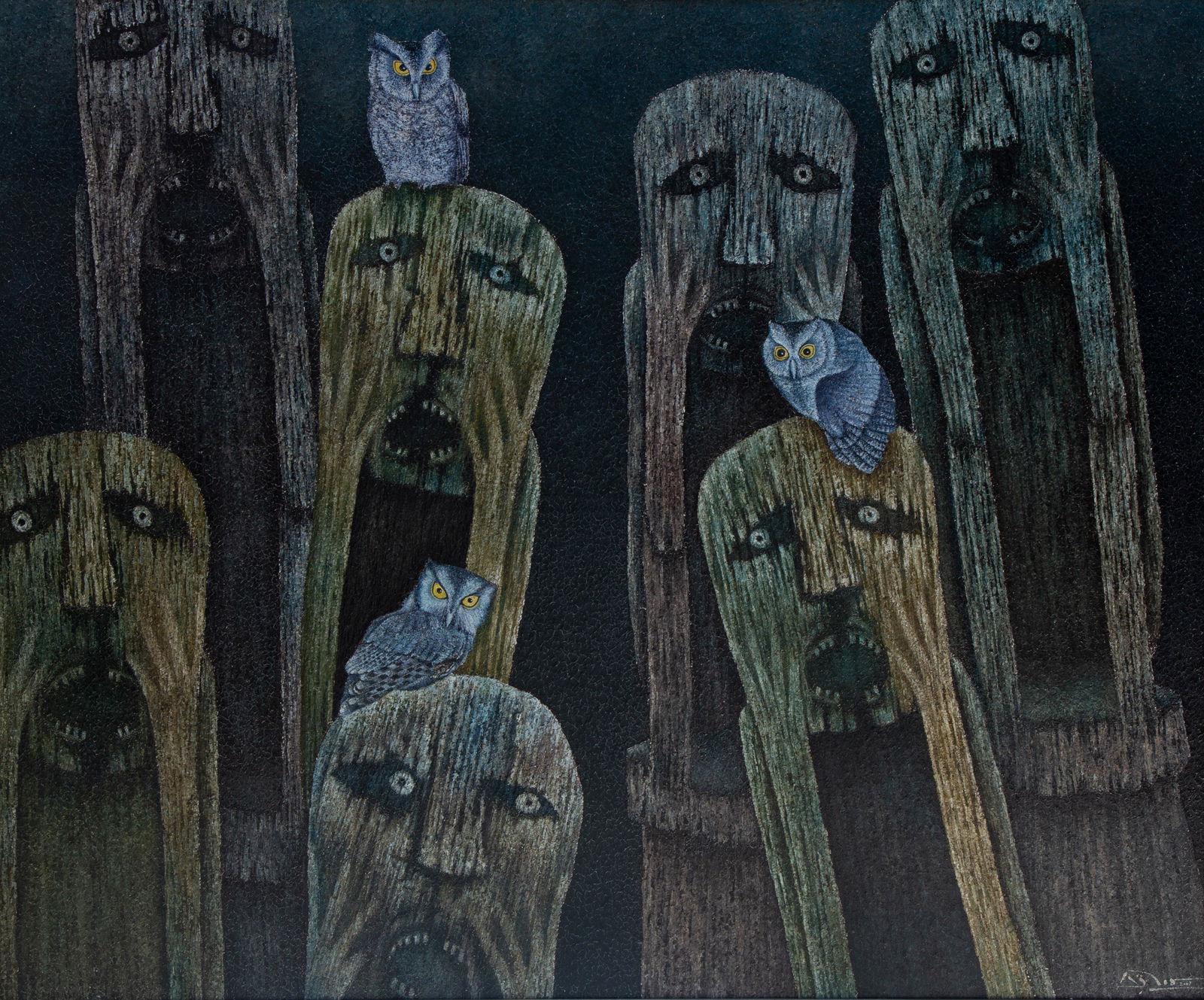 Nguyen Thanh Son (Vietnamese, b. 1954) Nights and Echoes, 2007 (1 of 5)