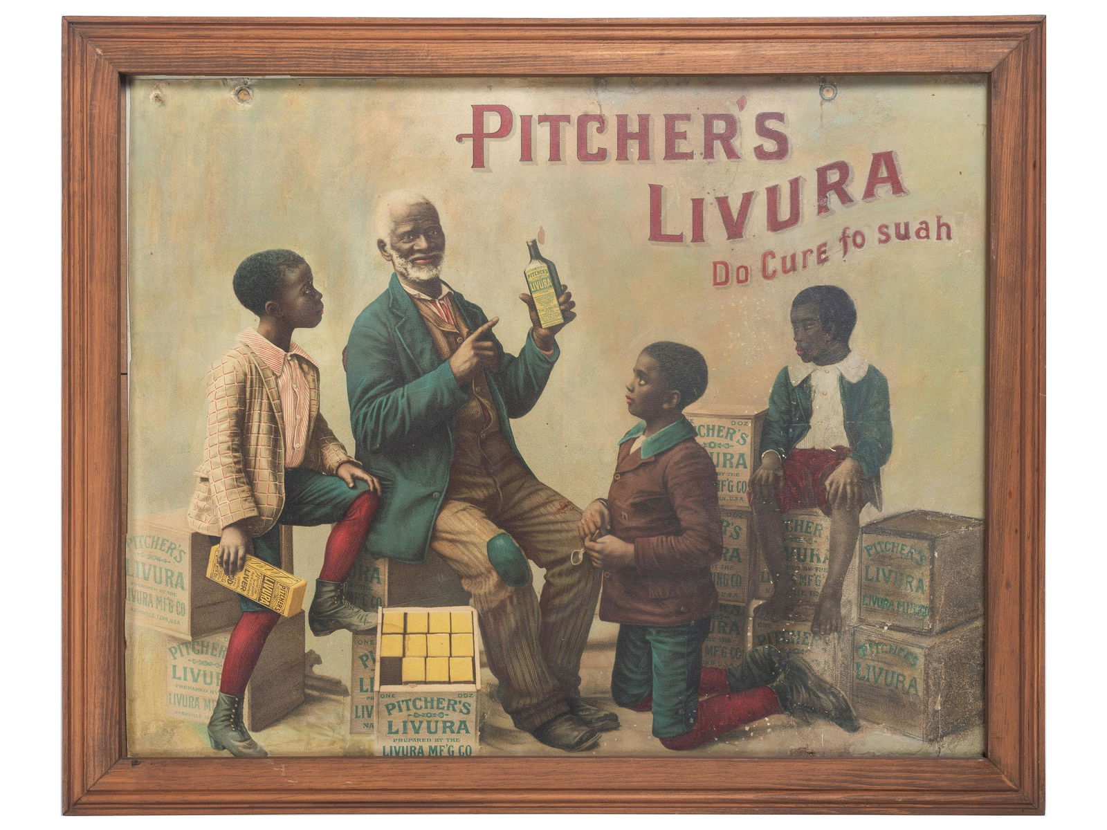 [ADVERTISING] -- [MEDICINE]. A group of 3 items highlighted by Pitcher's Livura advertisement (1 of 8)