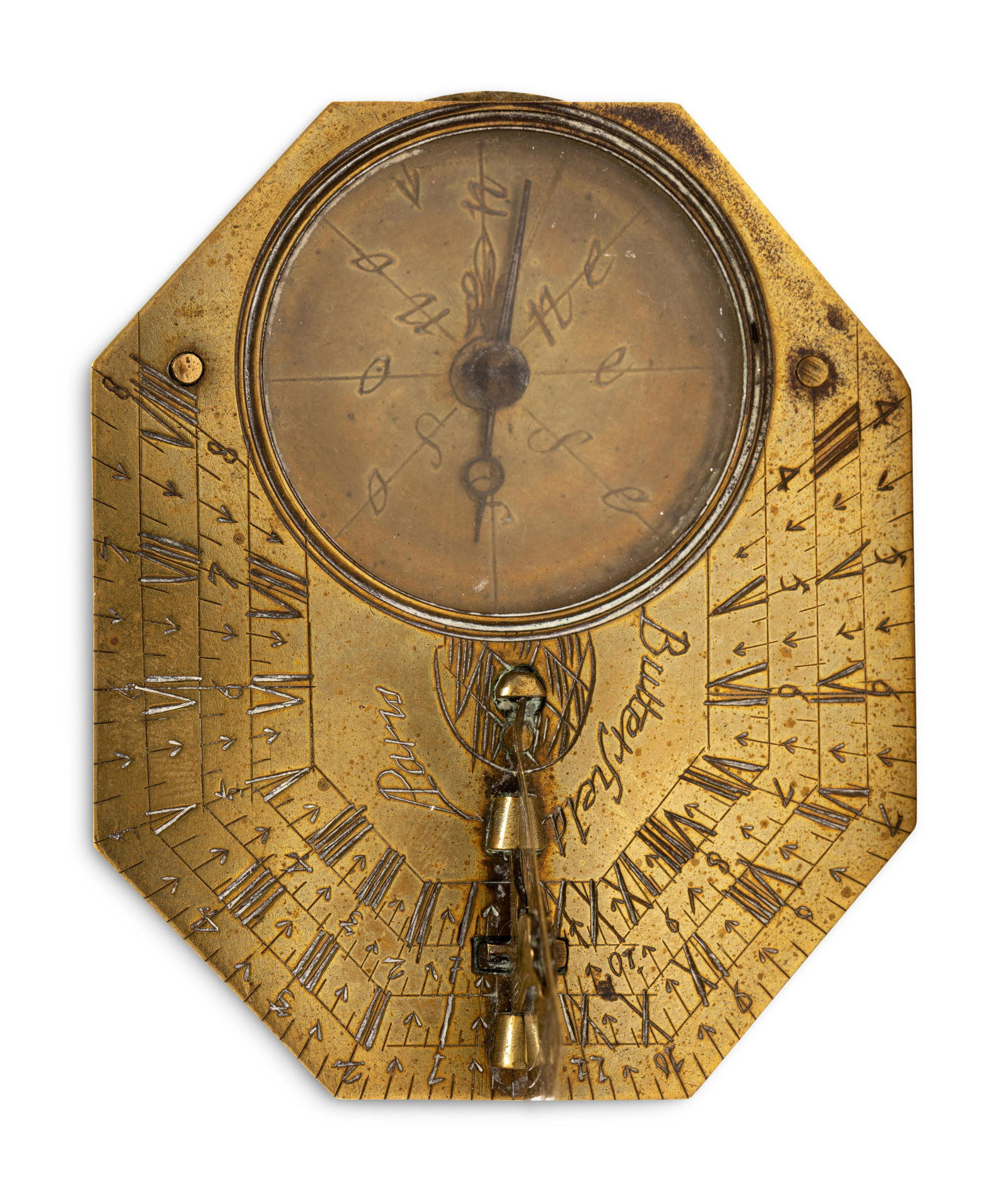 A French Brass Equinoctial Sundial (1 of 3)
