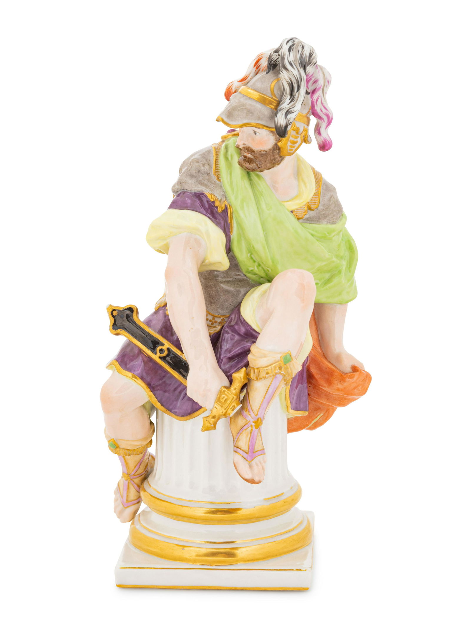 A Berlin (K.P.M.) Porcelain Figure of a Roman Soldier (1 of 4)