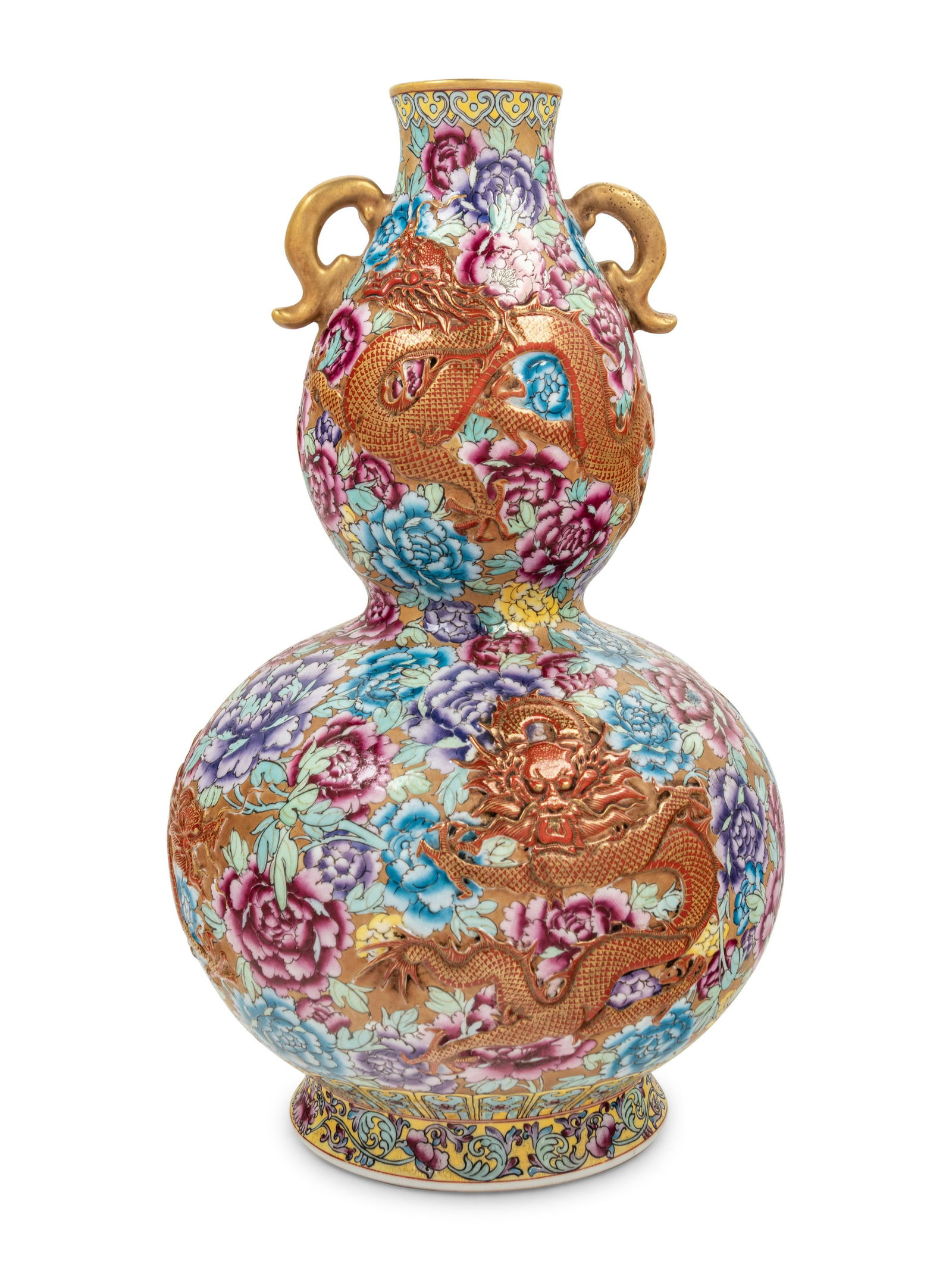 A Chinese Export Enameled Porcelain Vase (1 of 6)