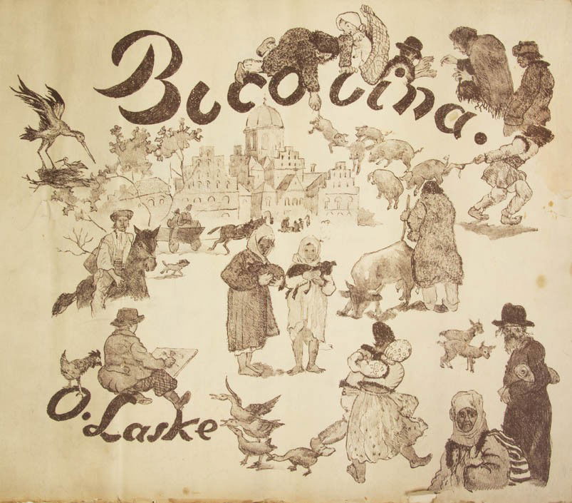 LASKE, OSKAR. Bucovina. 10 Litografi originale. Vi: LASKE, OSKAR (Austrian, 1874-1951) Bucovina. 10 Litografii originale. Viena: Institut de Arte Fafice Eduard Dansinger, n.d. Facsimile portfolio of the lithographs of Oskar Laske.
