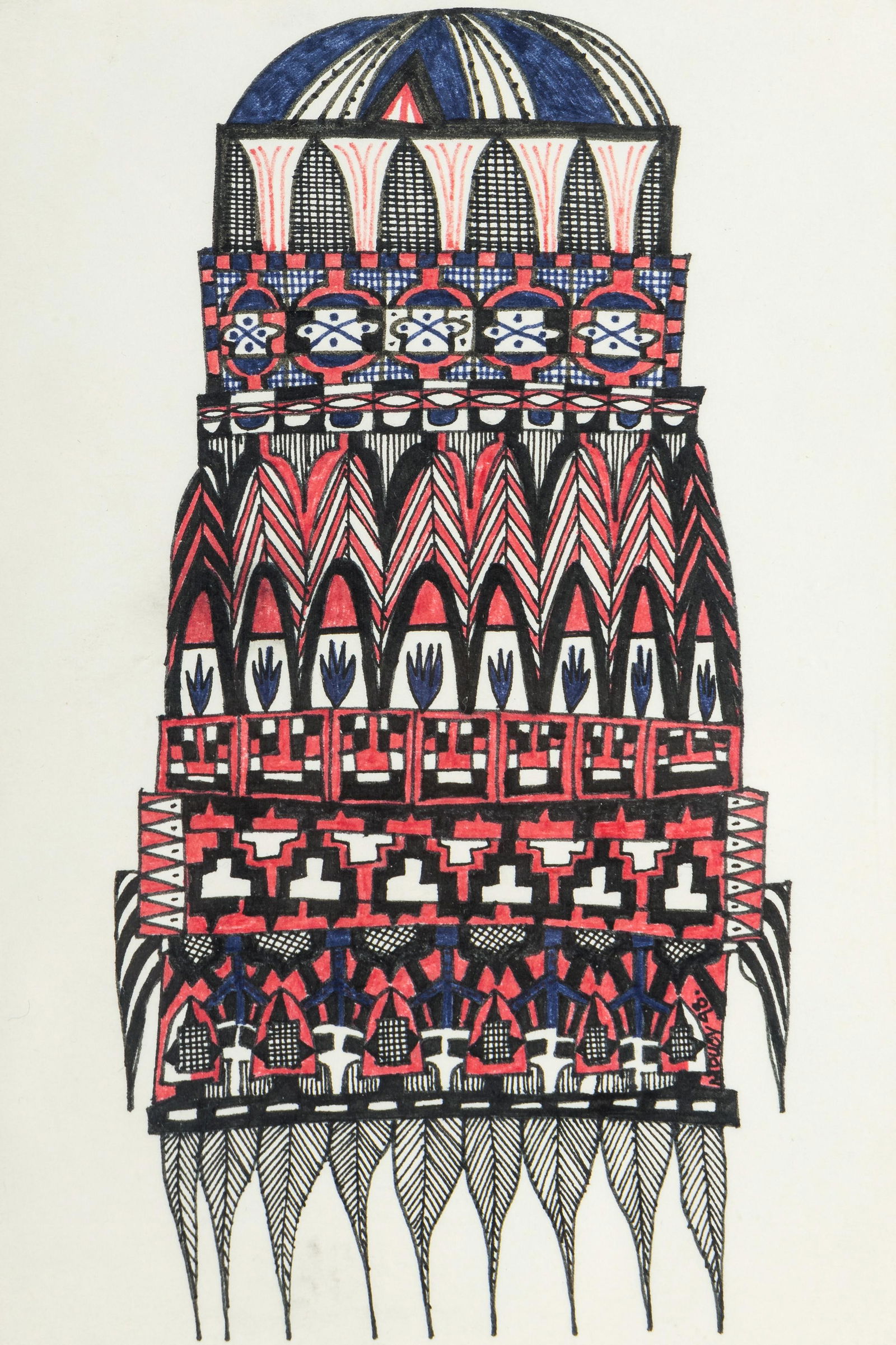 Farouq Molloy (British, b. 1957) Untitled (Tower), 1998 (1 of 4)