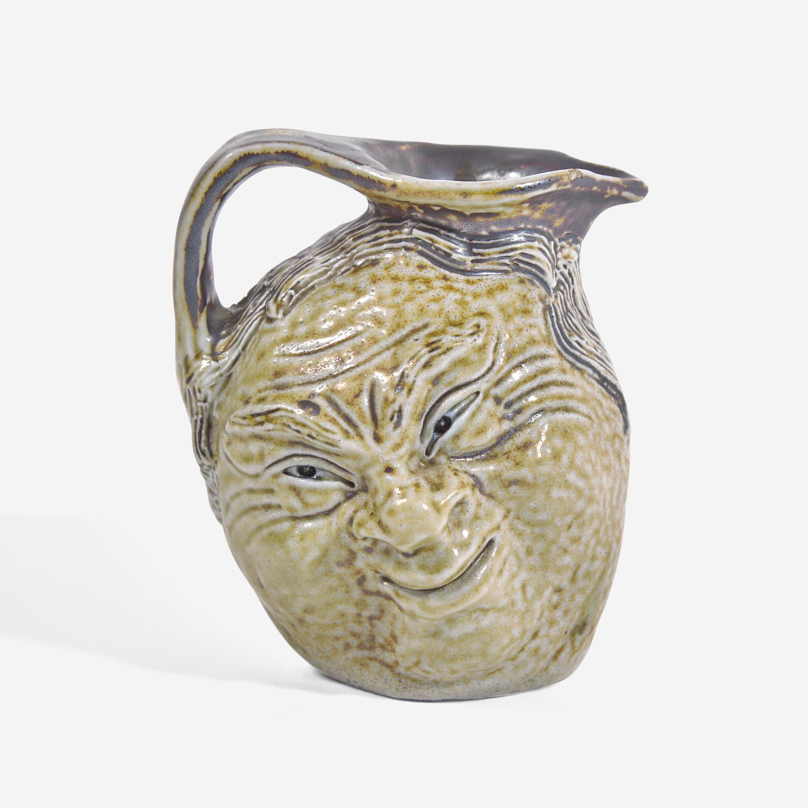 Martin Brothers (English, active 1873-1914) Double-Sided Face Jug, Martin Brothers, UK, circa 1900 (1 of 4)