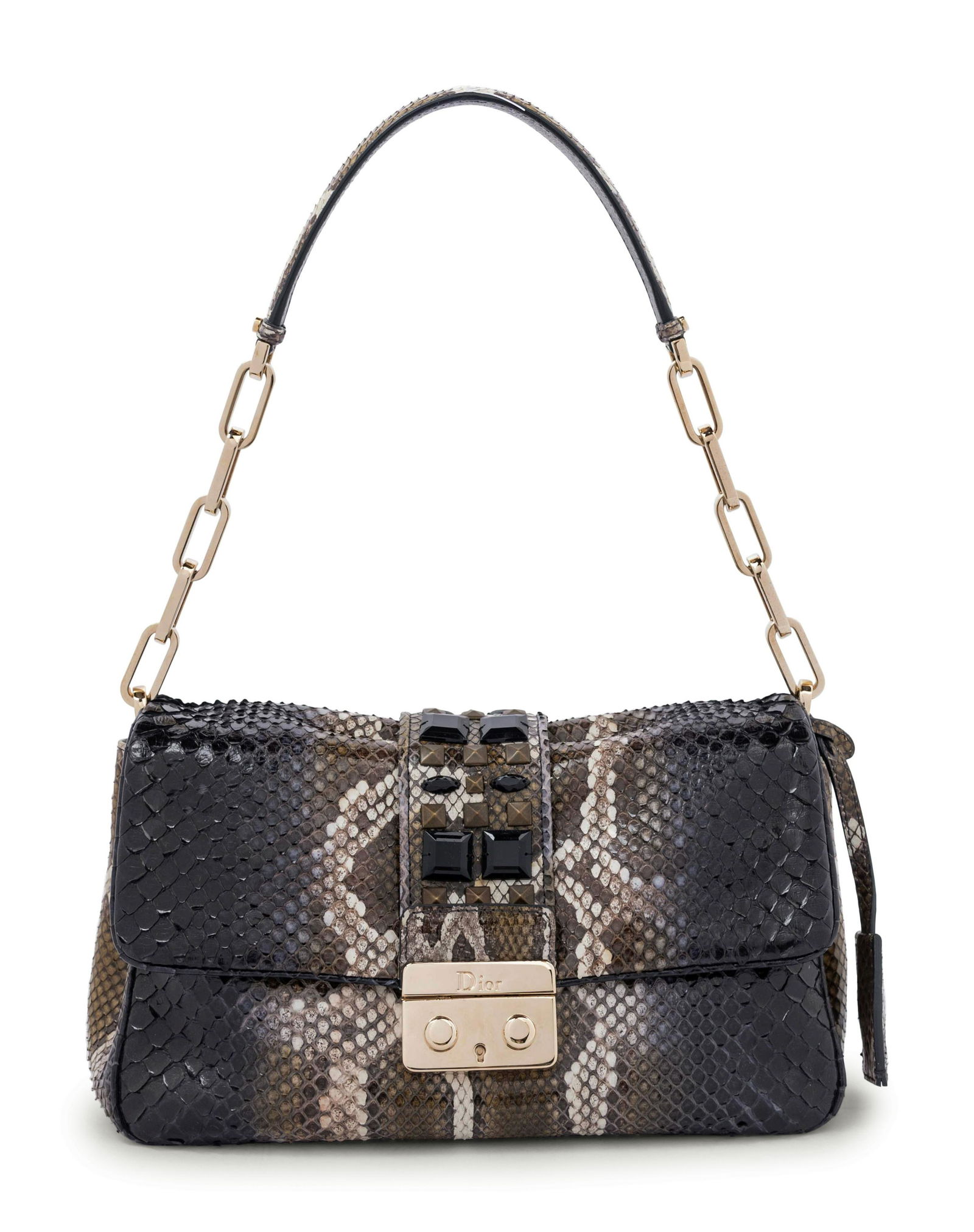 Christian Dior Miss Dior Studded Python Flap Bag, 2009 (1 of 6)