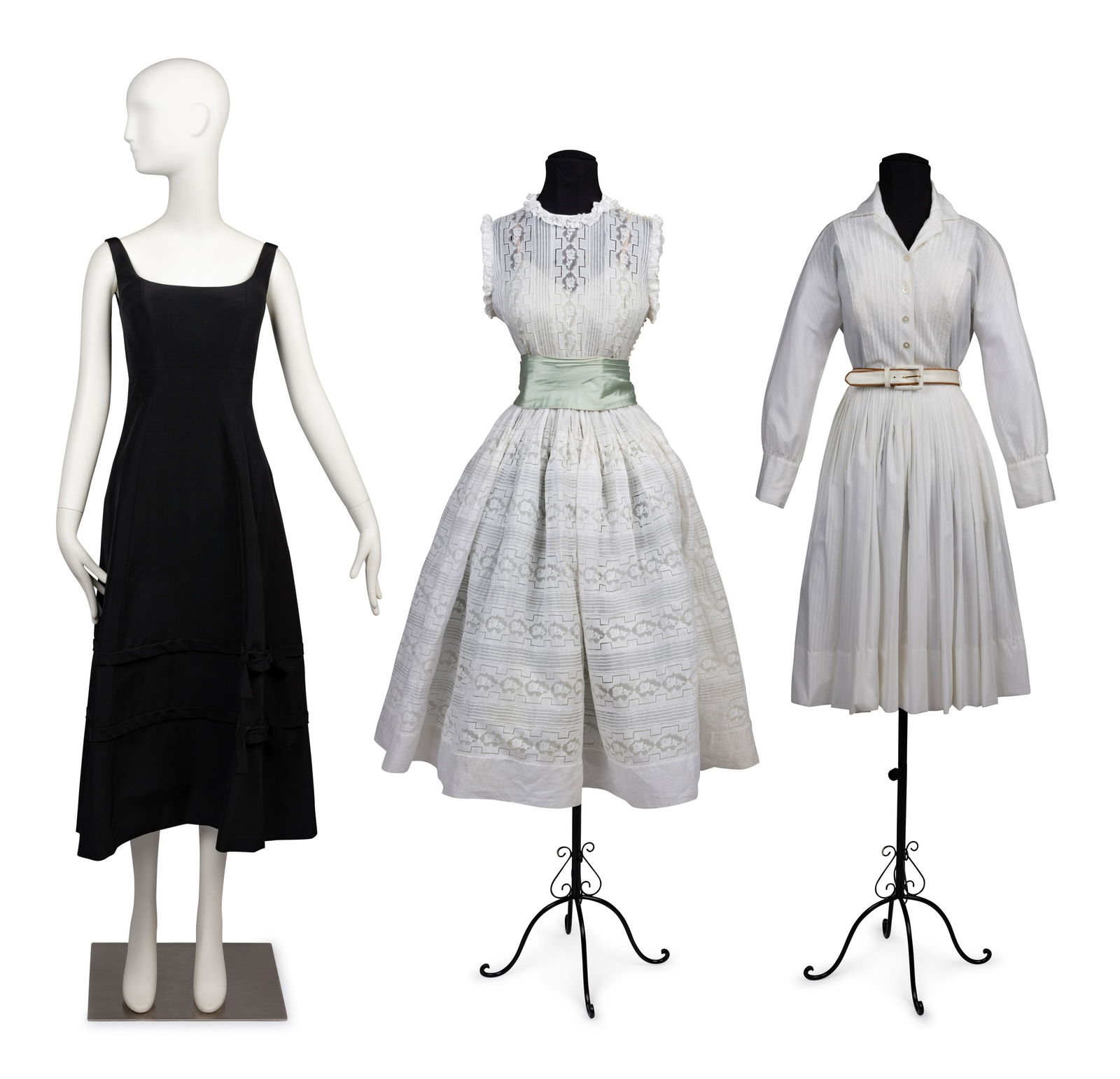 Two Anne Fogarty Dresses and One Traina-Norell Dress, 1950-60s (1 of 9)
