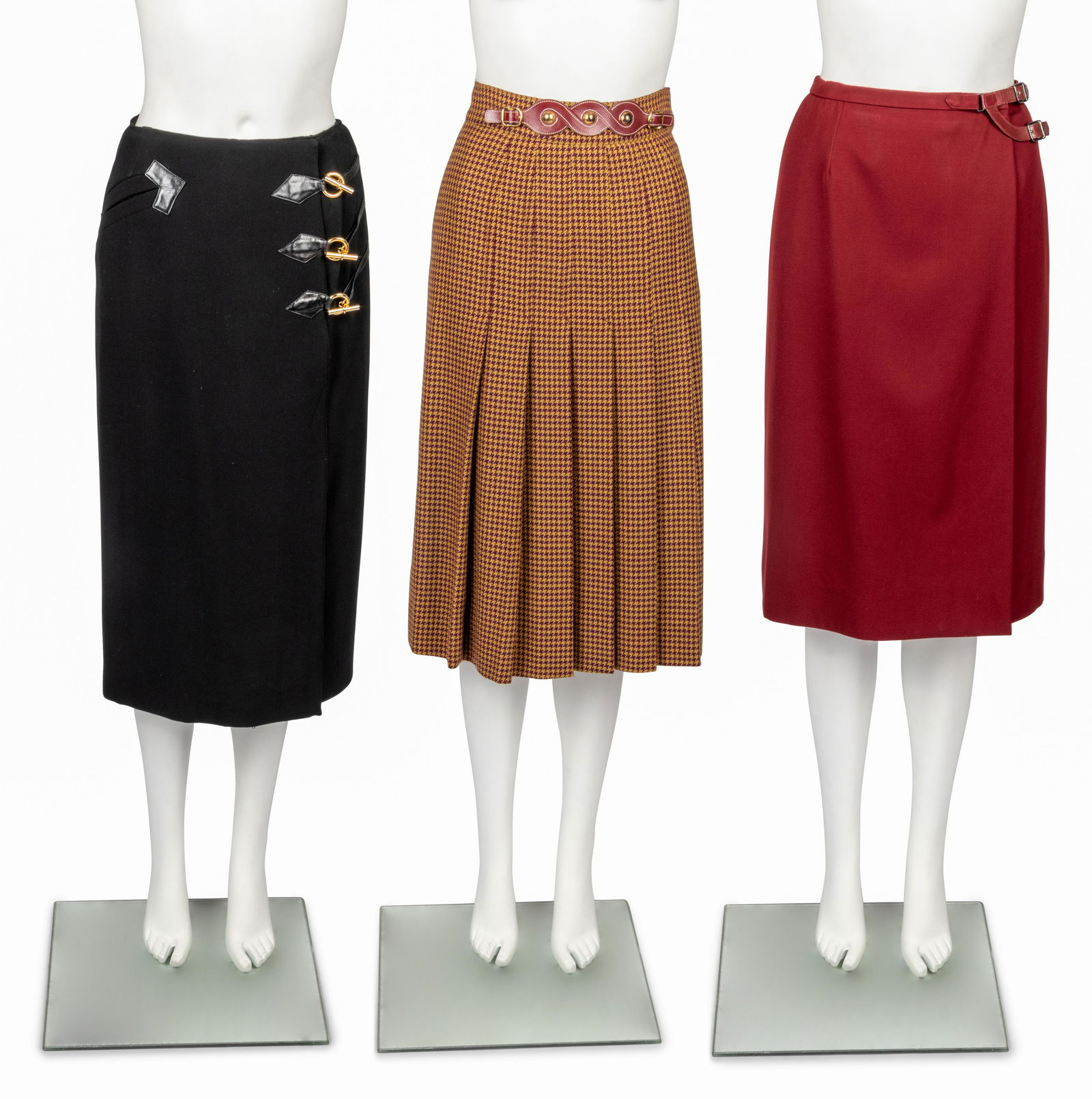 Three Hermès Skirts, 1970-80s (1 of 6)