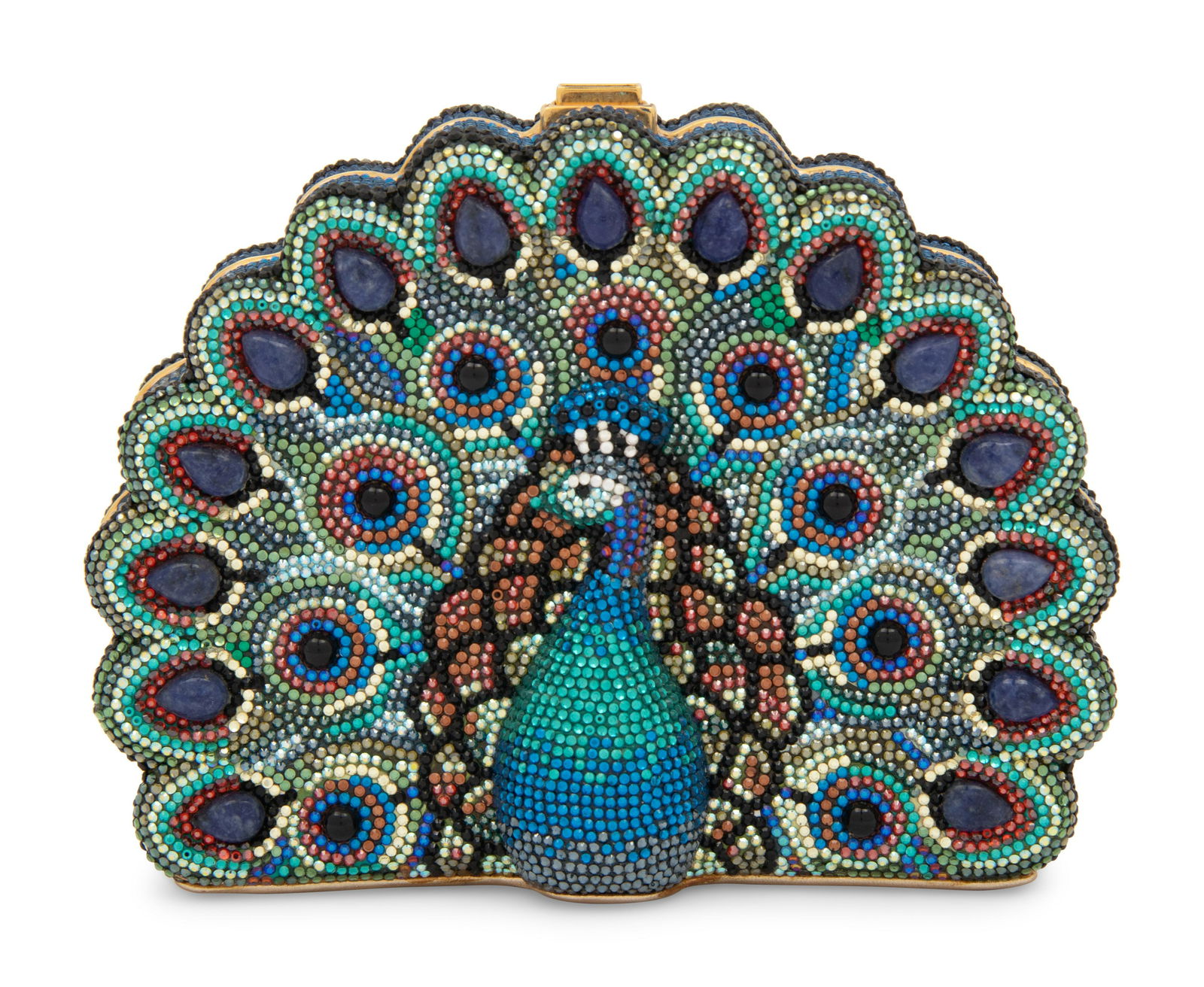 Judith Leiber Peacock Minaudière (1 of 5)