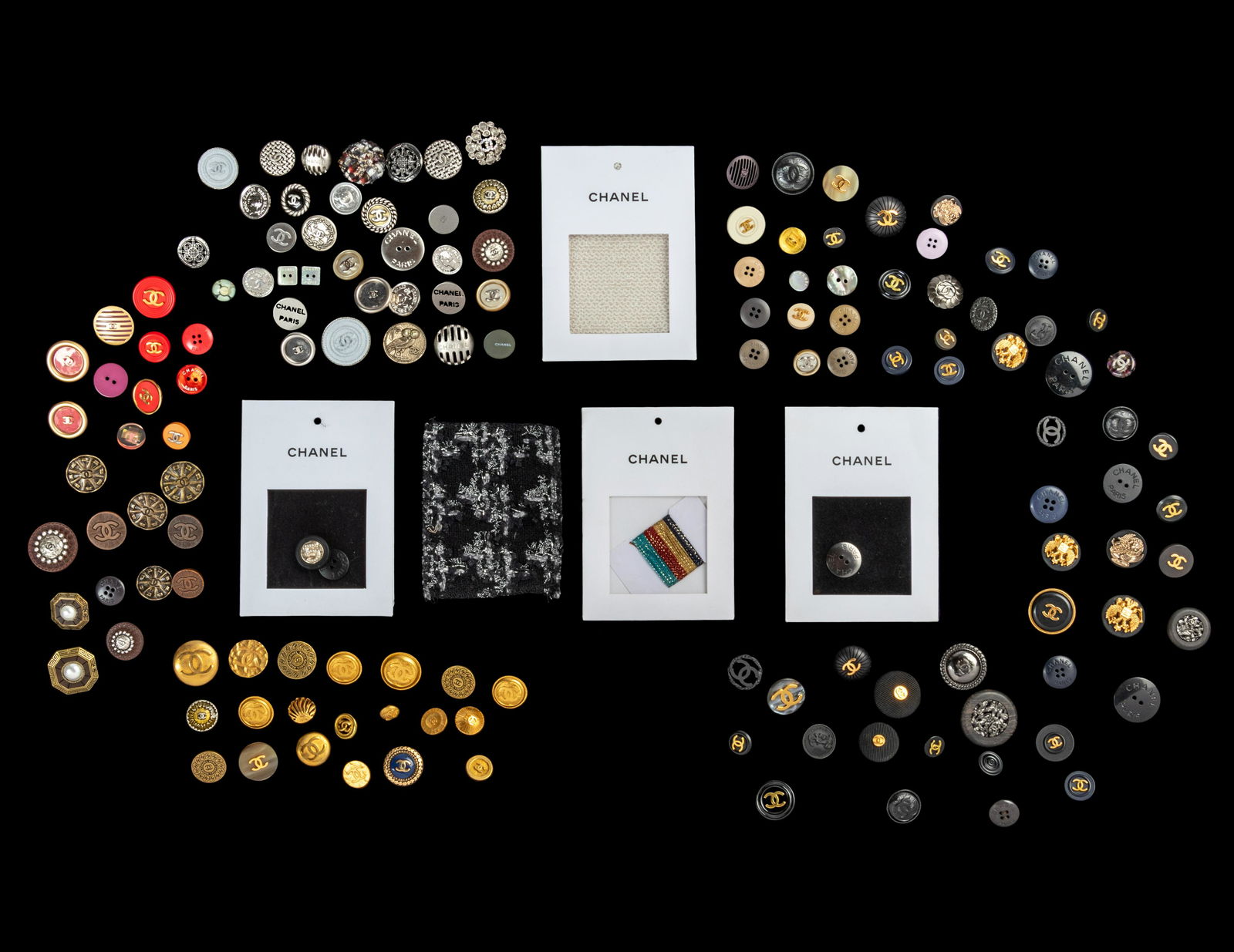 Collection of Chanel Buttons, 1980-2020s (1 of 3)
