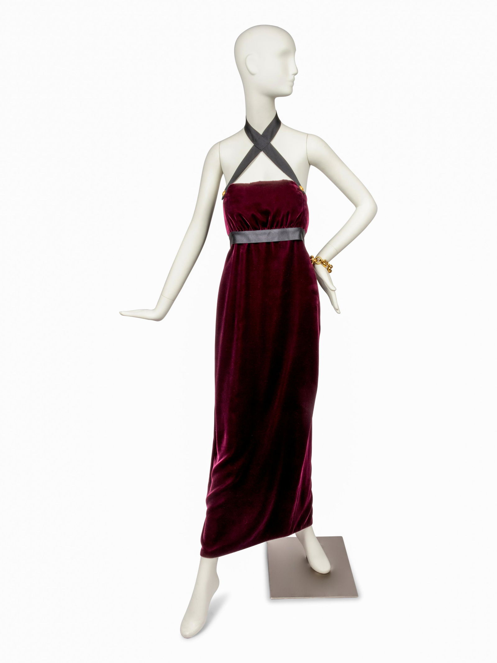 Chanel Velvet Evening Gown, 1980-90s (1 of 5)