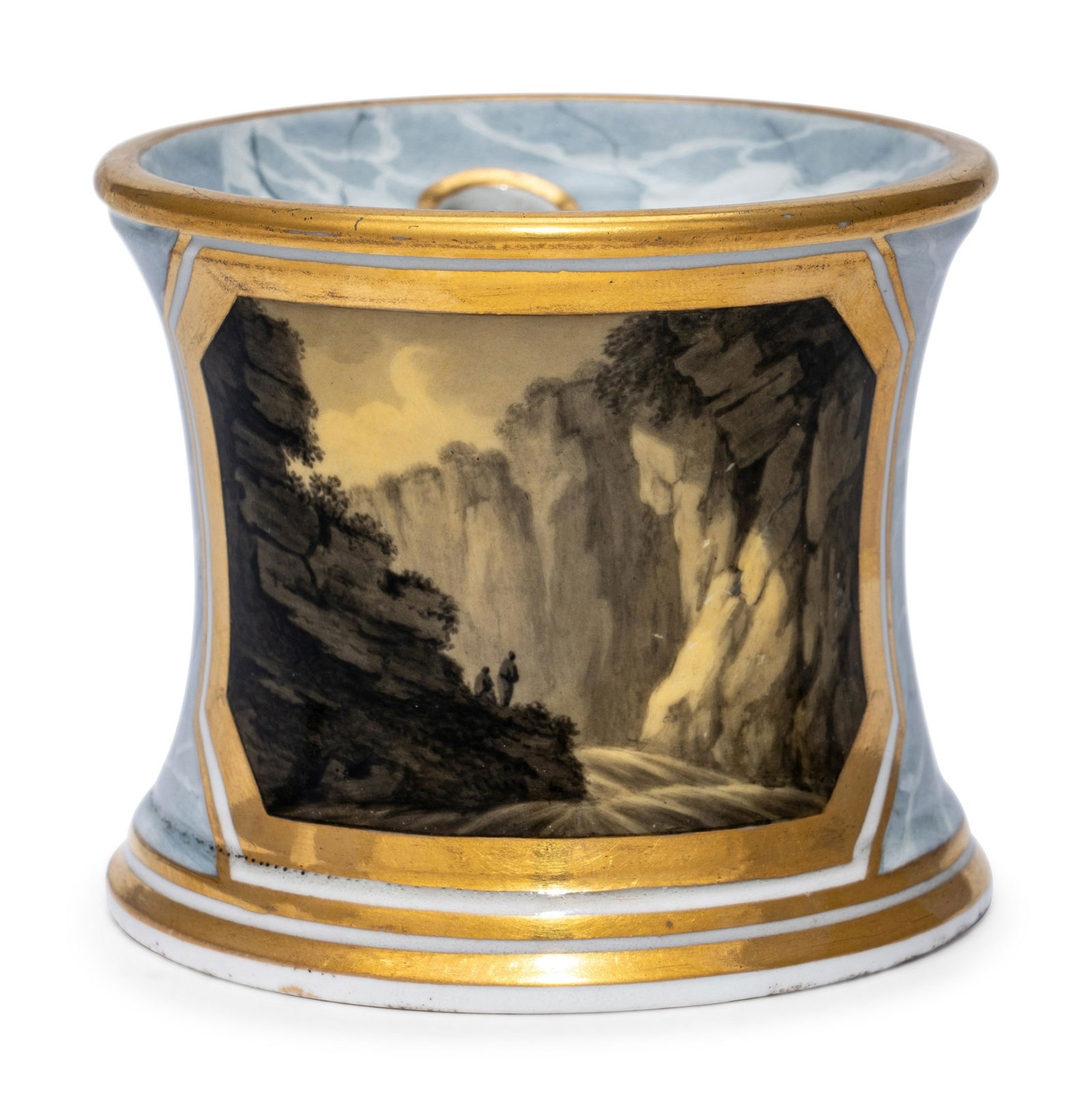 A Worcester (Barr, Flight and Barr) Porcelain Inkwell (1 of 4)