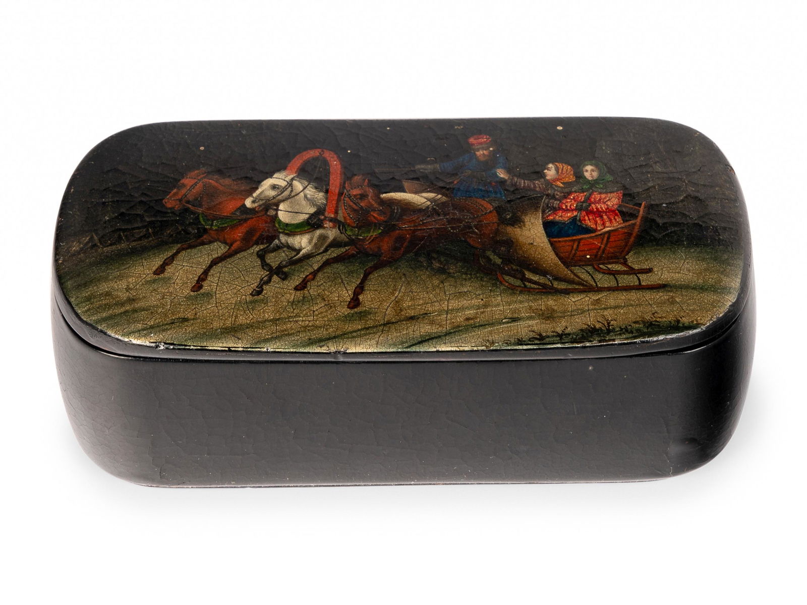 A Russian Lacquer Snuff Box (1 of 6)