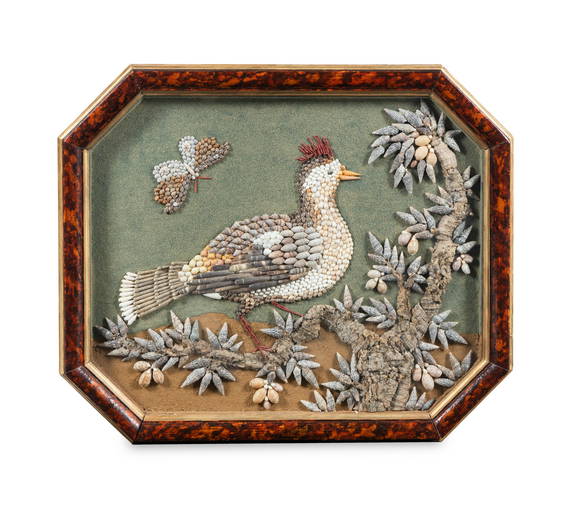 A Victorian Shellwork Picture in a Faux Tortoiseshell Frame (#3071) on ...