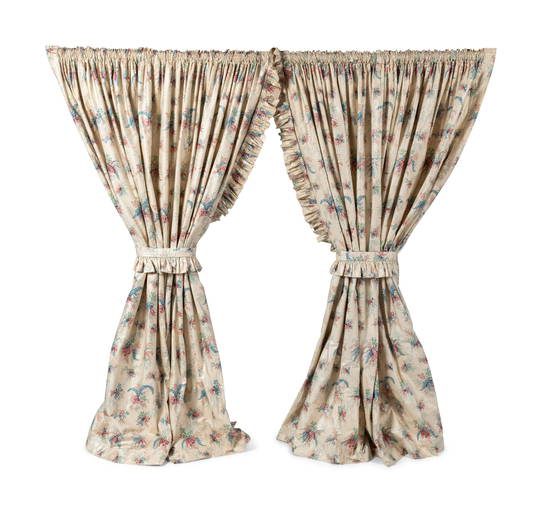 Two Pairs of Chintz Drapery Panels (3226) on Mar 17, 2023 Hindman in IL